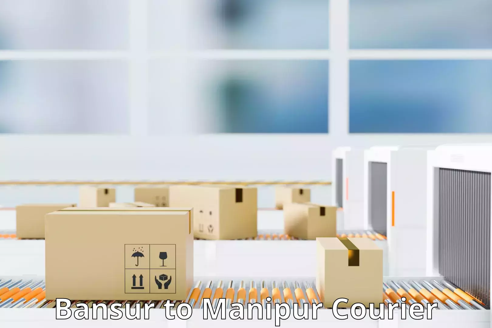 Modern parcel services Bansur to Manipur