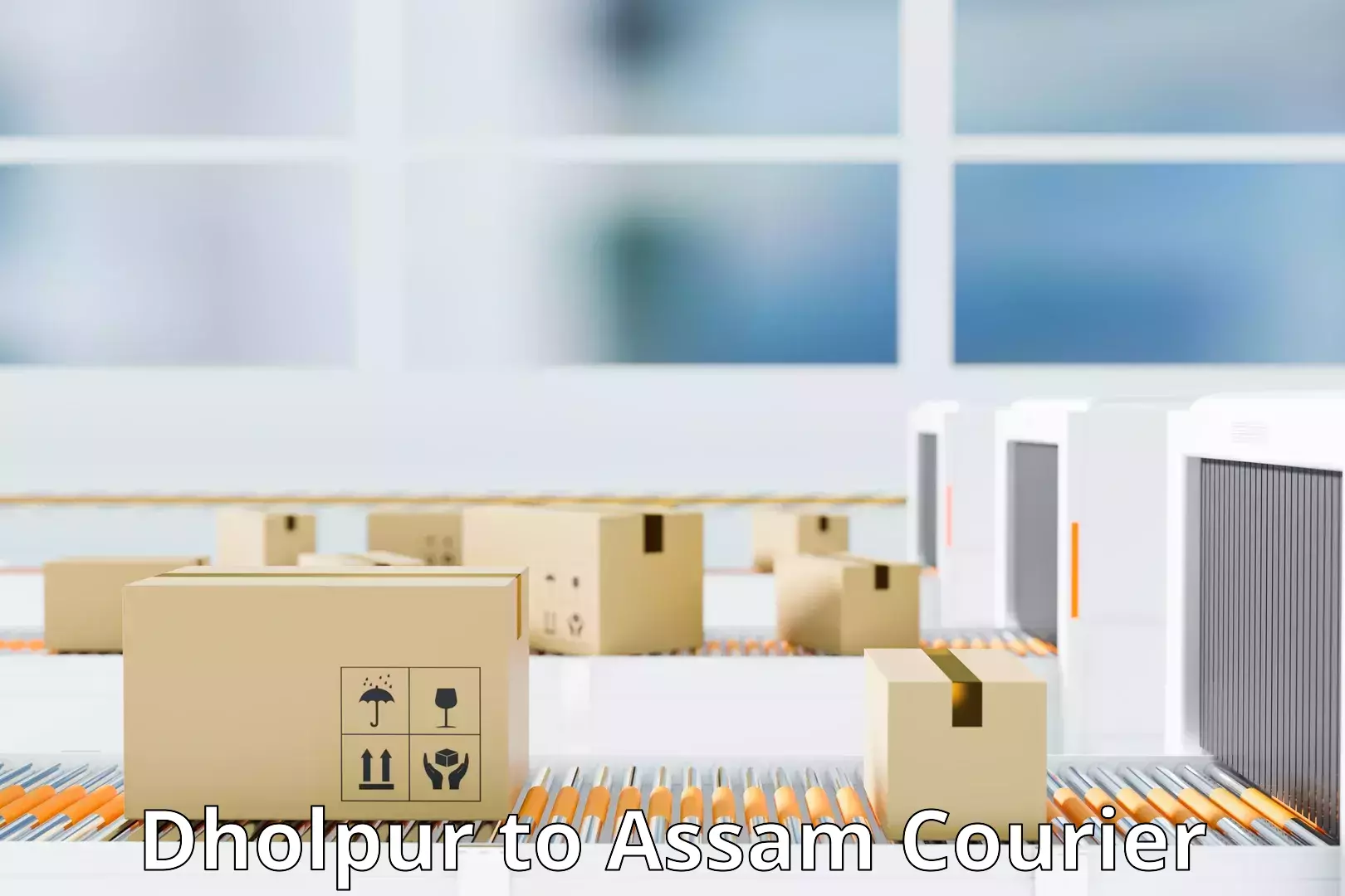 Cost-effective courier options Dholpur to Assam