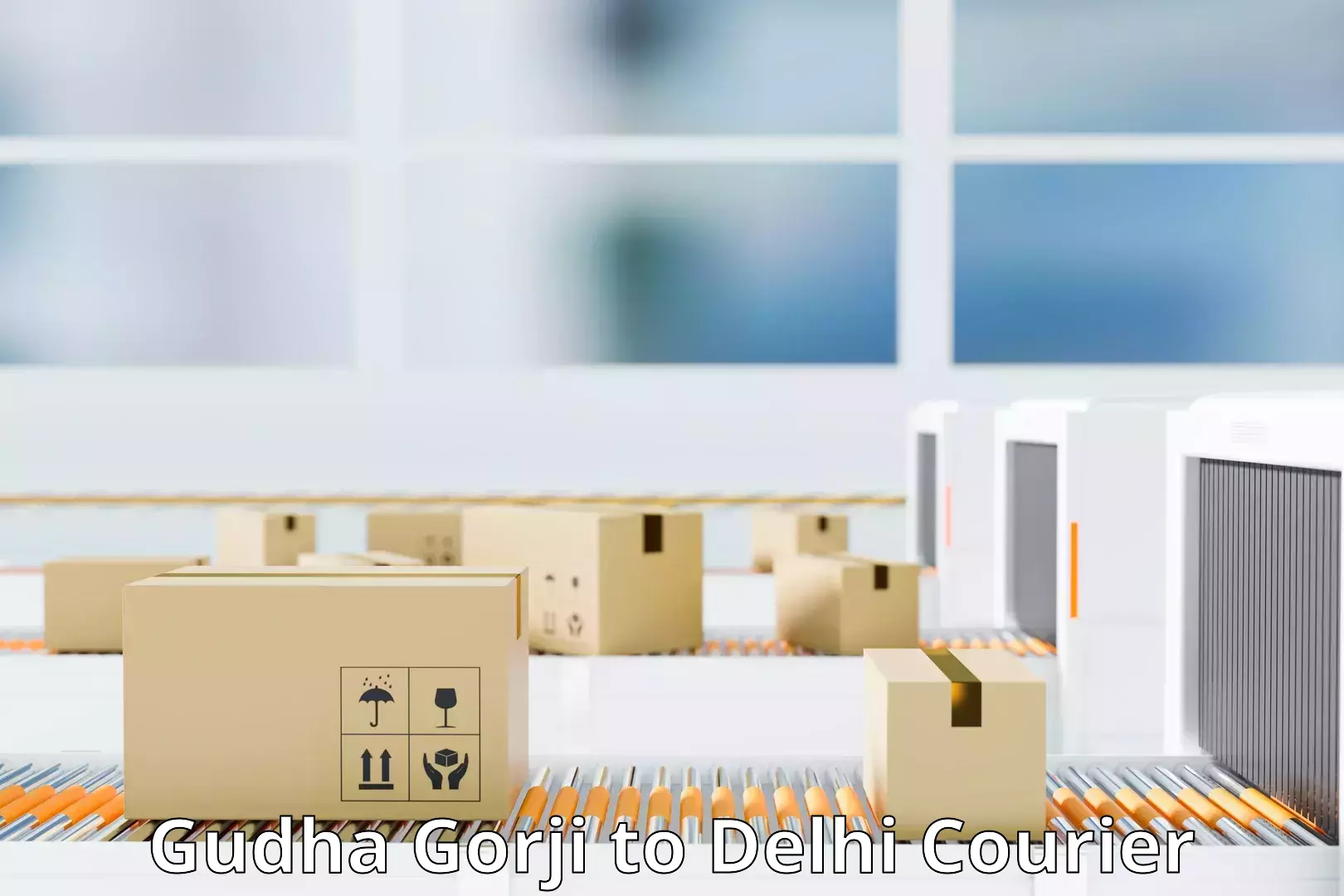 Parcel delivery automation Gudha Gorji to East Delhi