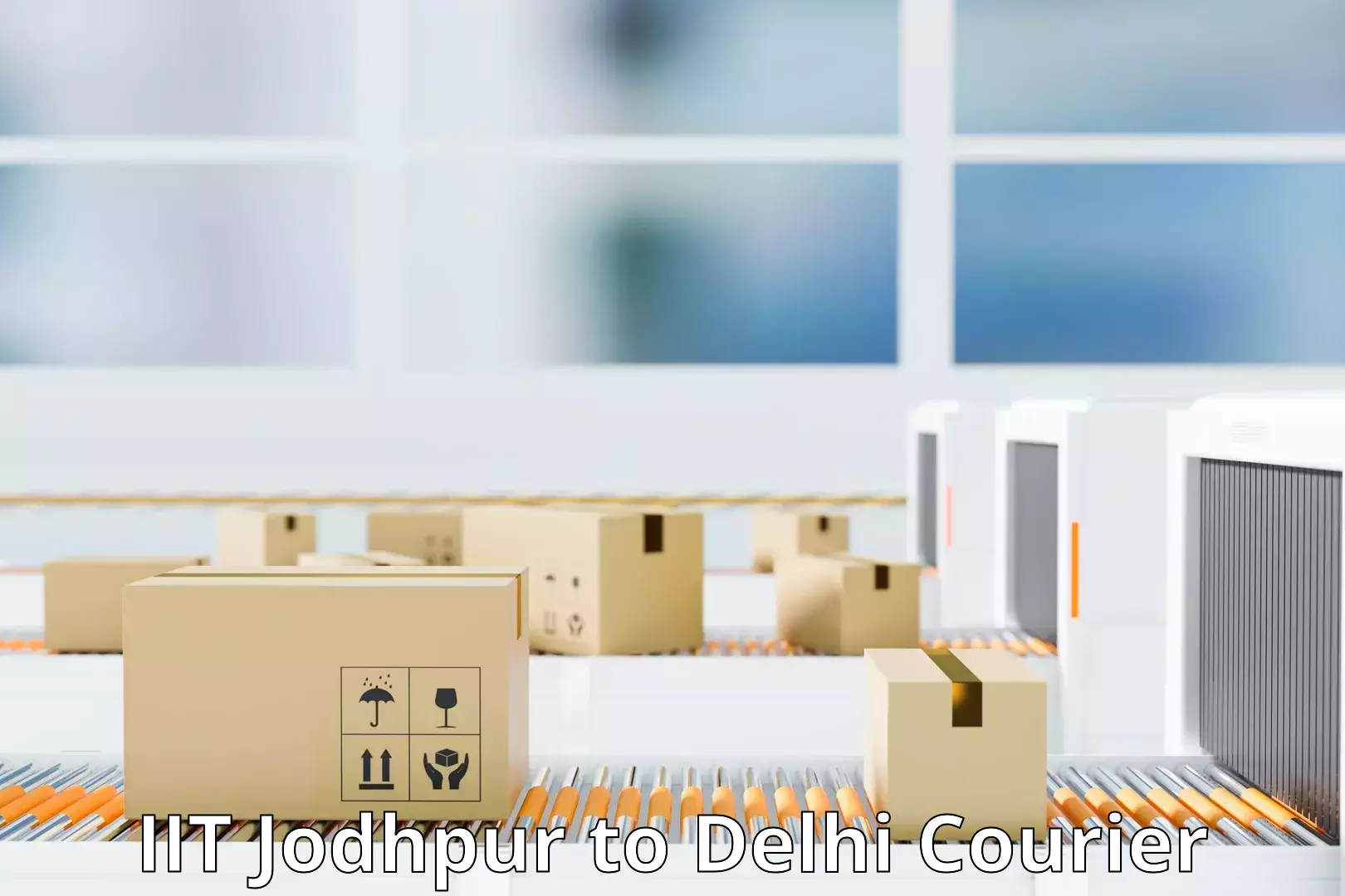 E-commerce shipping partnerships IIT Jodhpur to Delhi