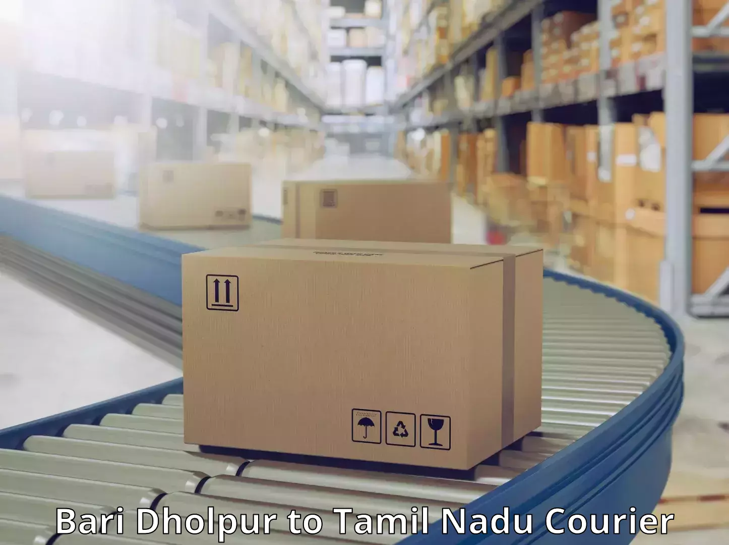 Reliable shipping solutions Bari Dholpur to Tiruvannamalai