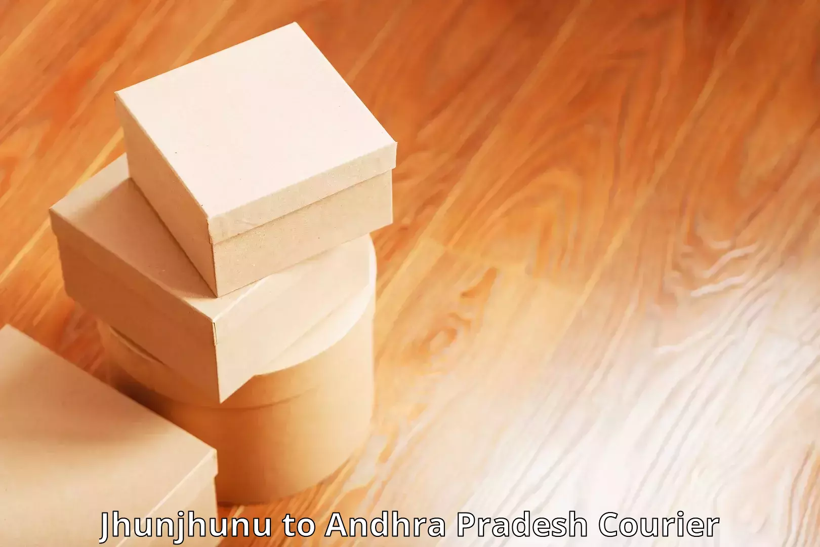 Lightweight parcel options Jhunjhunu to Andhra Pradesh