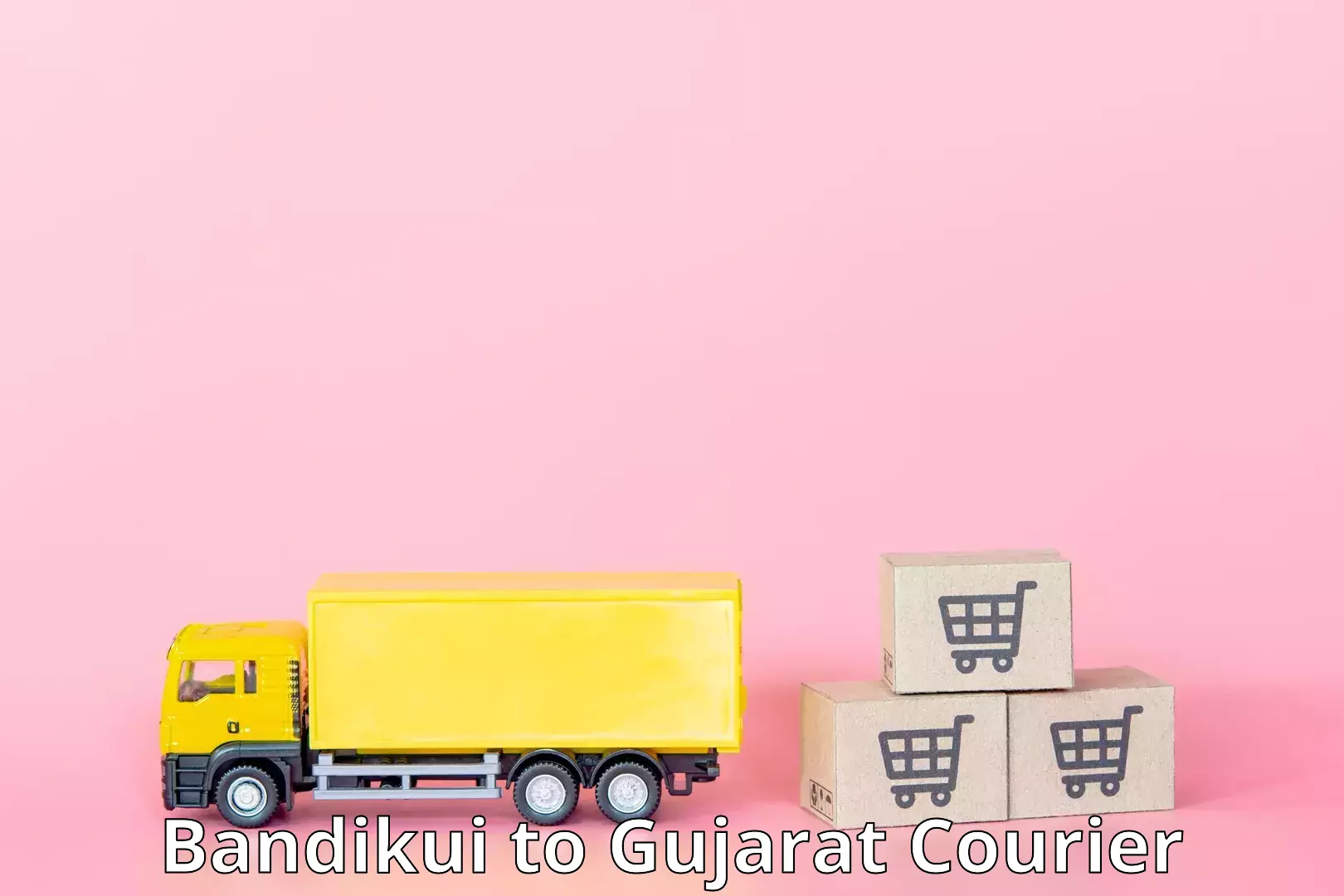 State-of-the-art courier technology Bandikui to Gujarat