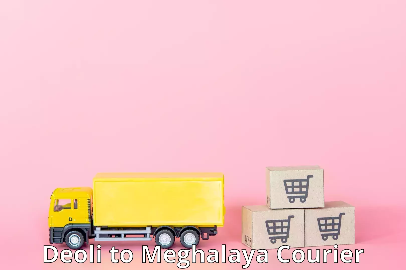 Full-service courier options Deoli to Nongpoh