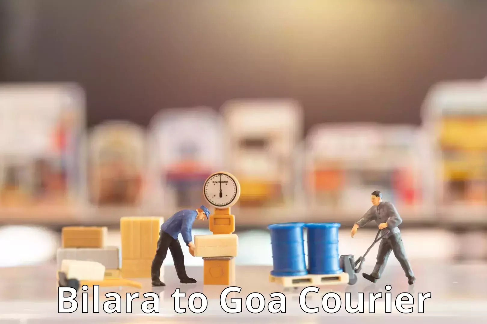 Courier service efficiency Bilara to Mormugao Port