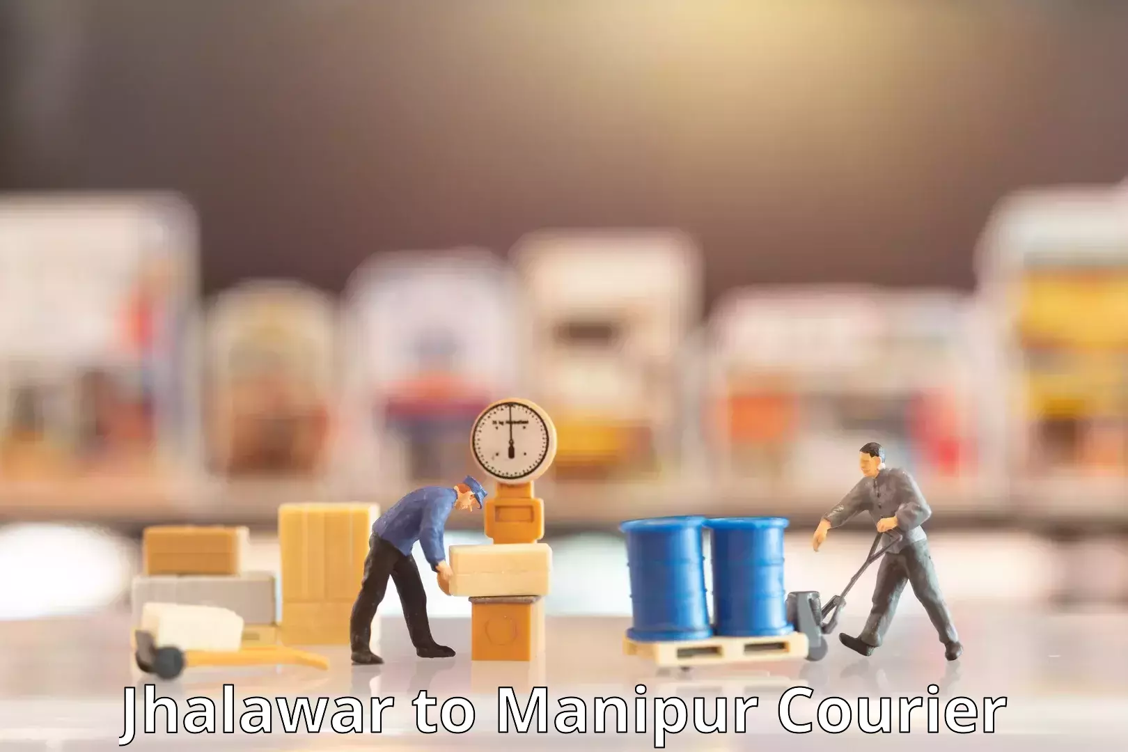 Dynamic courier operations Jhalawar to Manipur