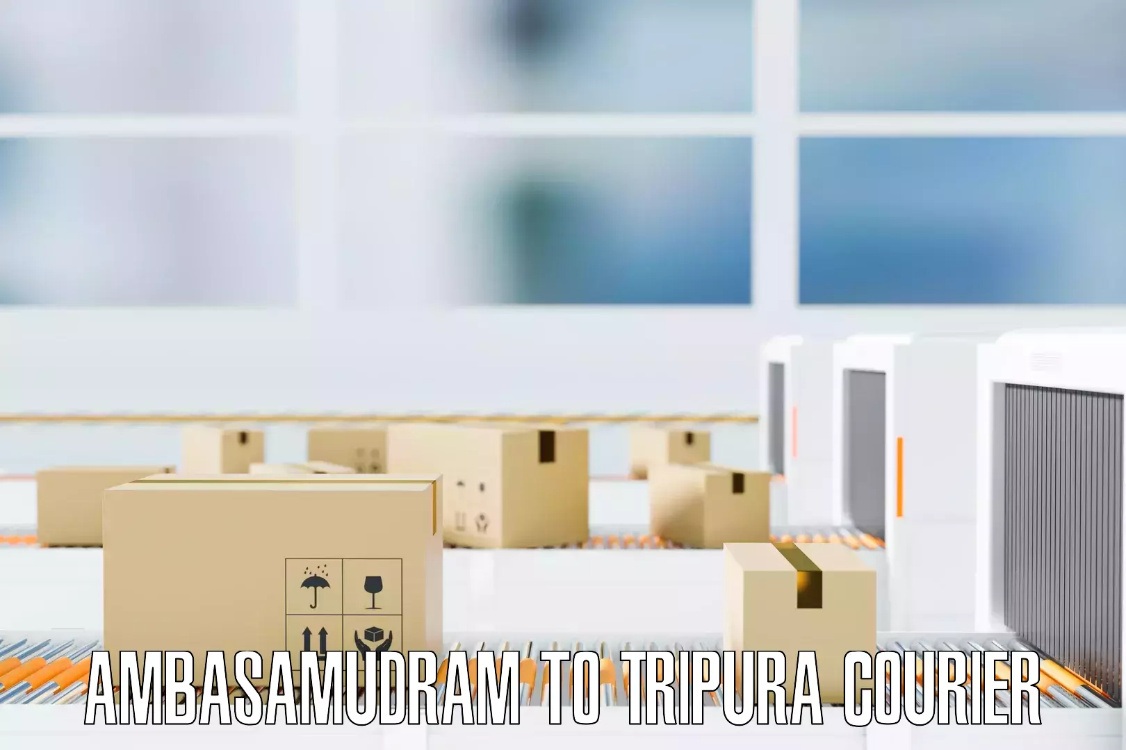 Stress-free furniture moving Ambasamudram to Udaipur Tripura
