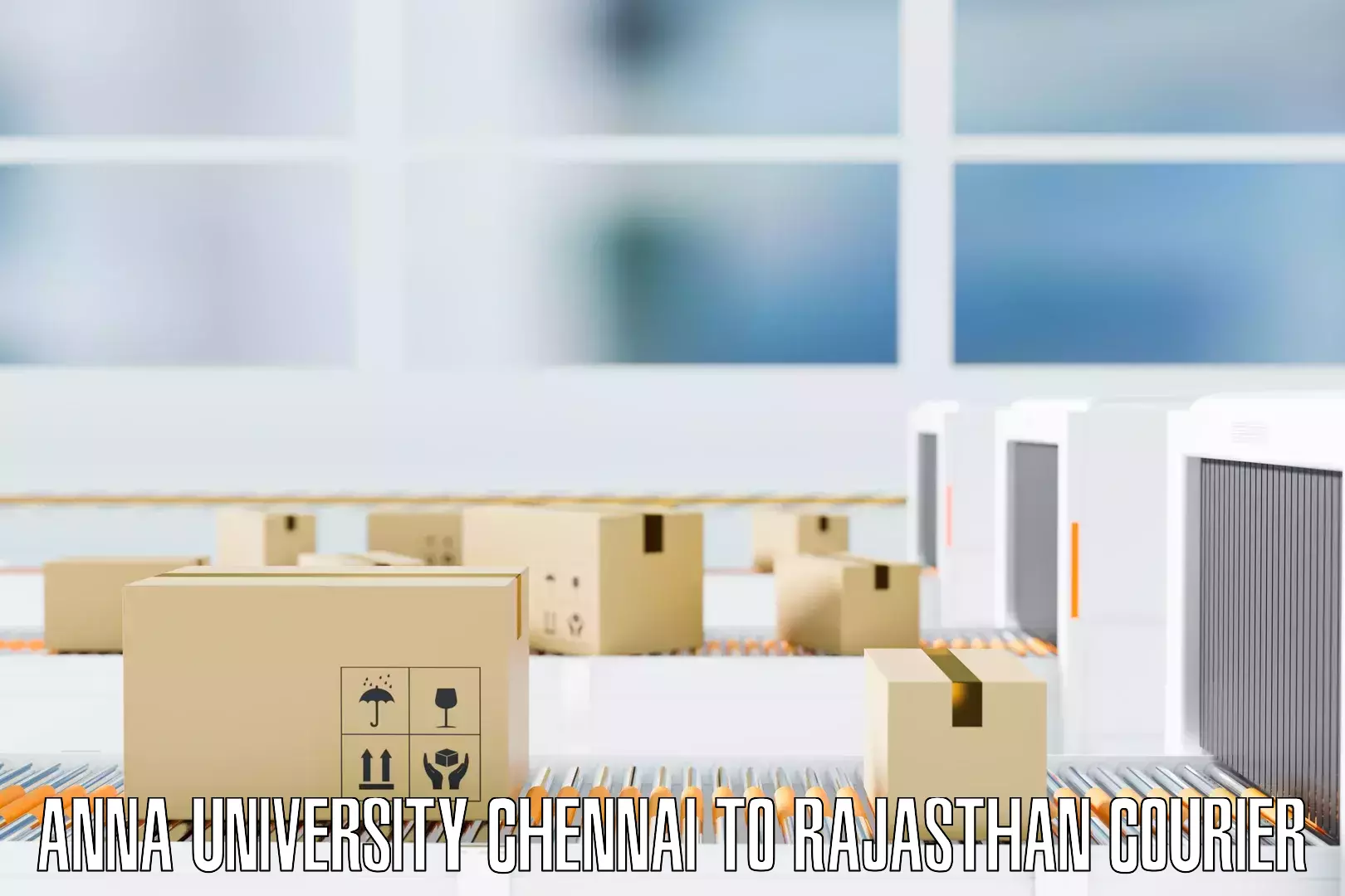 Professional home movers Anna University Chennai to Rajasthan