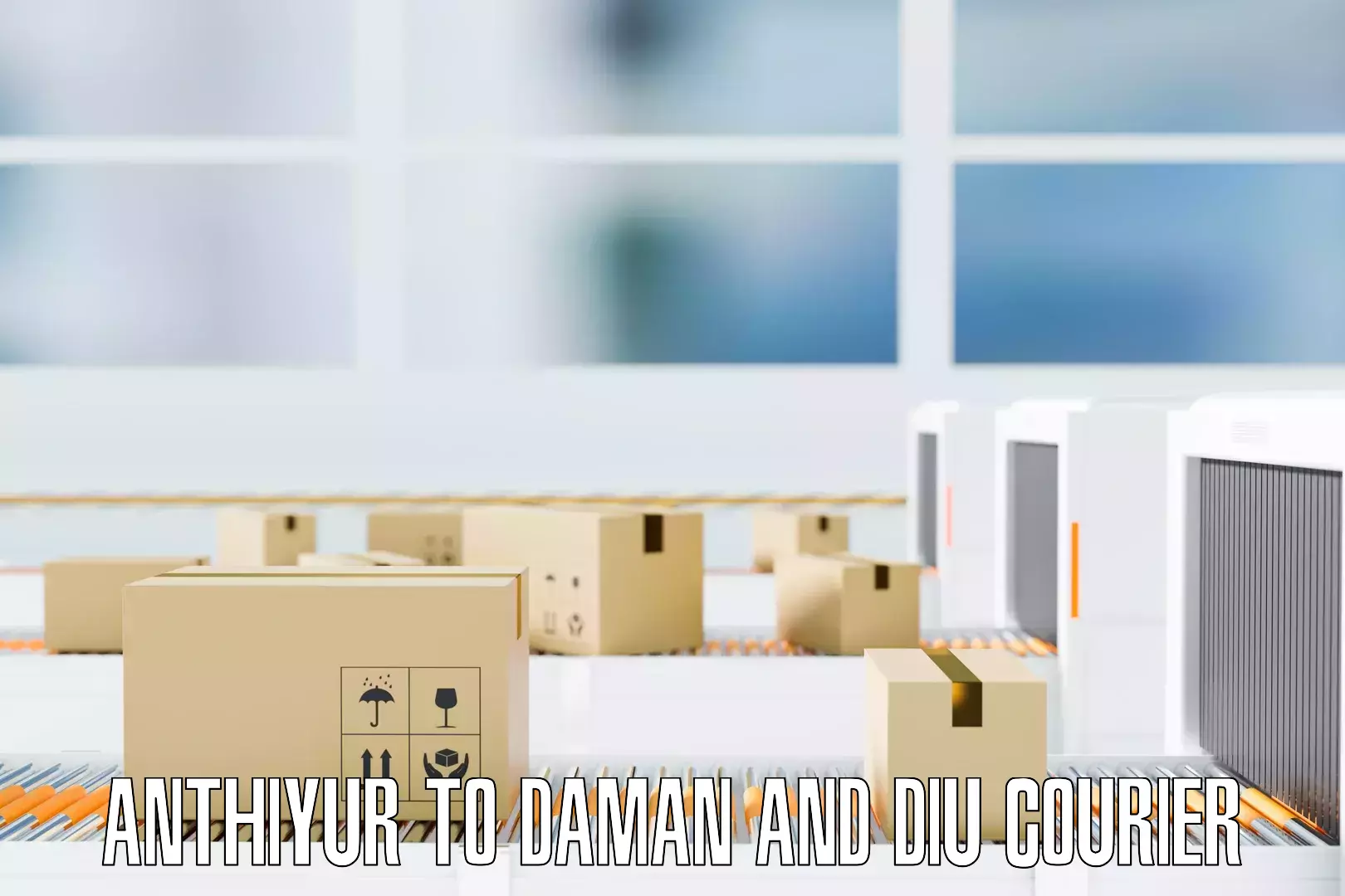 Skilled movers in Anthiyur to Daman
