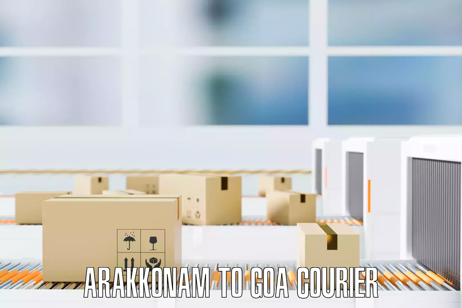 Professional furniture transport Arakkonam to Goa