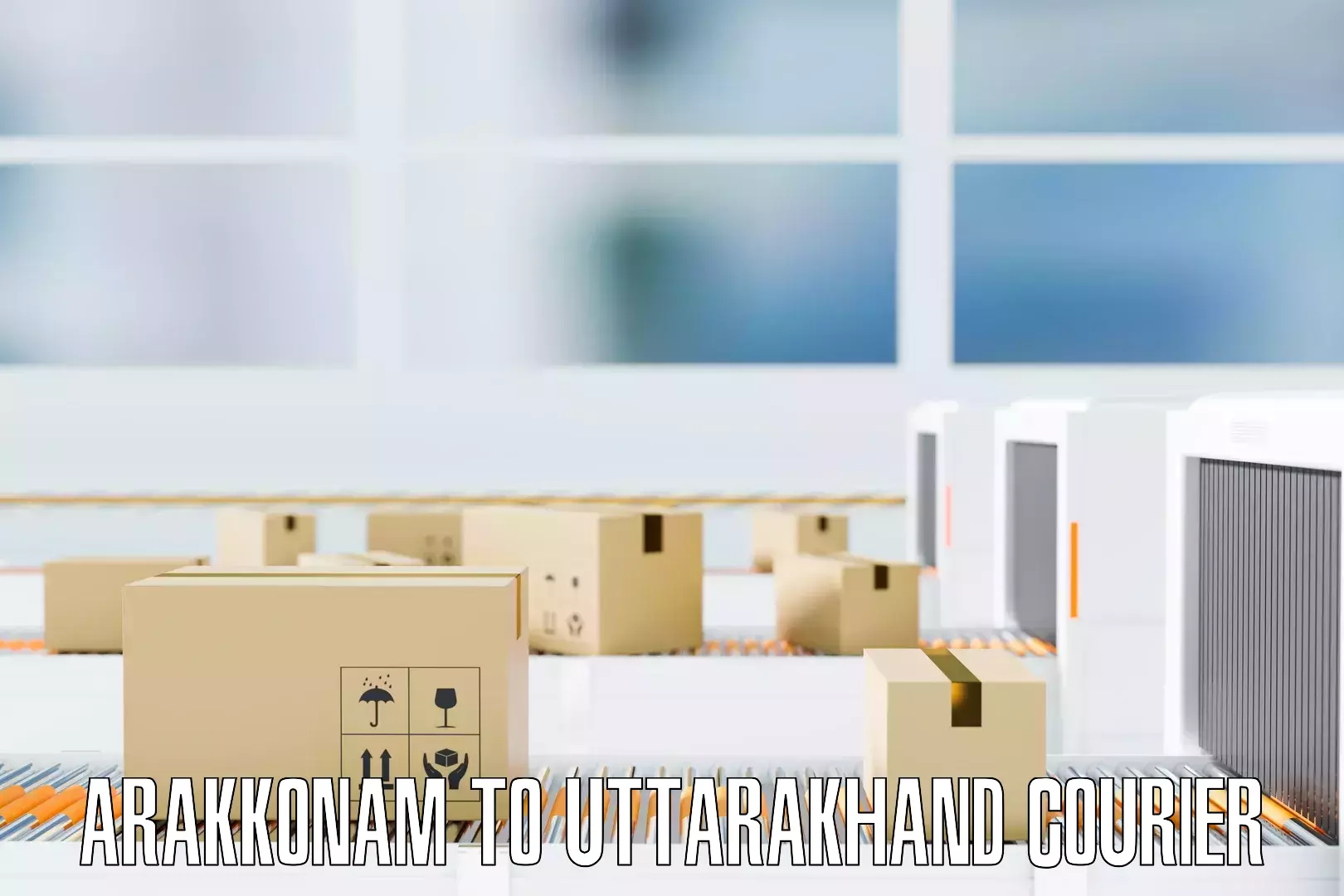 Expert goods movers Arakkonam to Gairsain