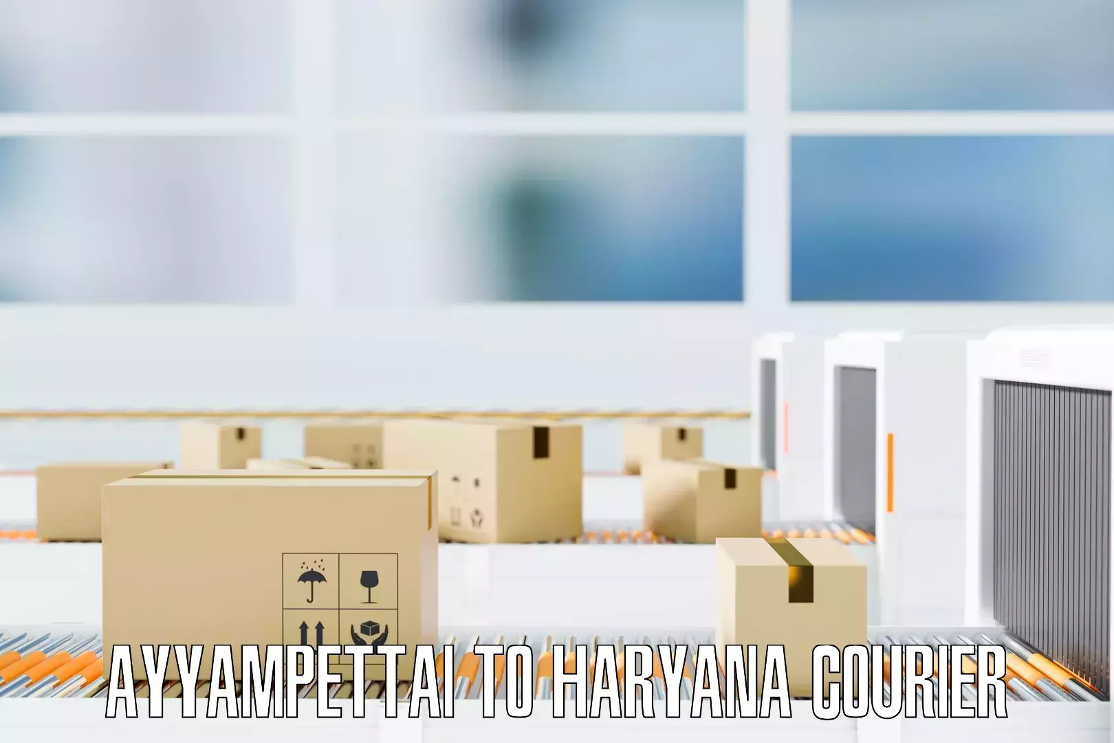 Quality furniture relocation Ayyampettai to Haryana