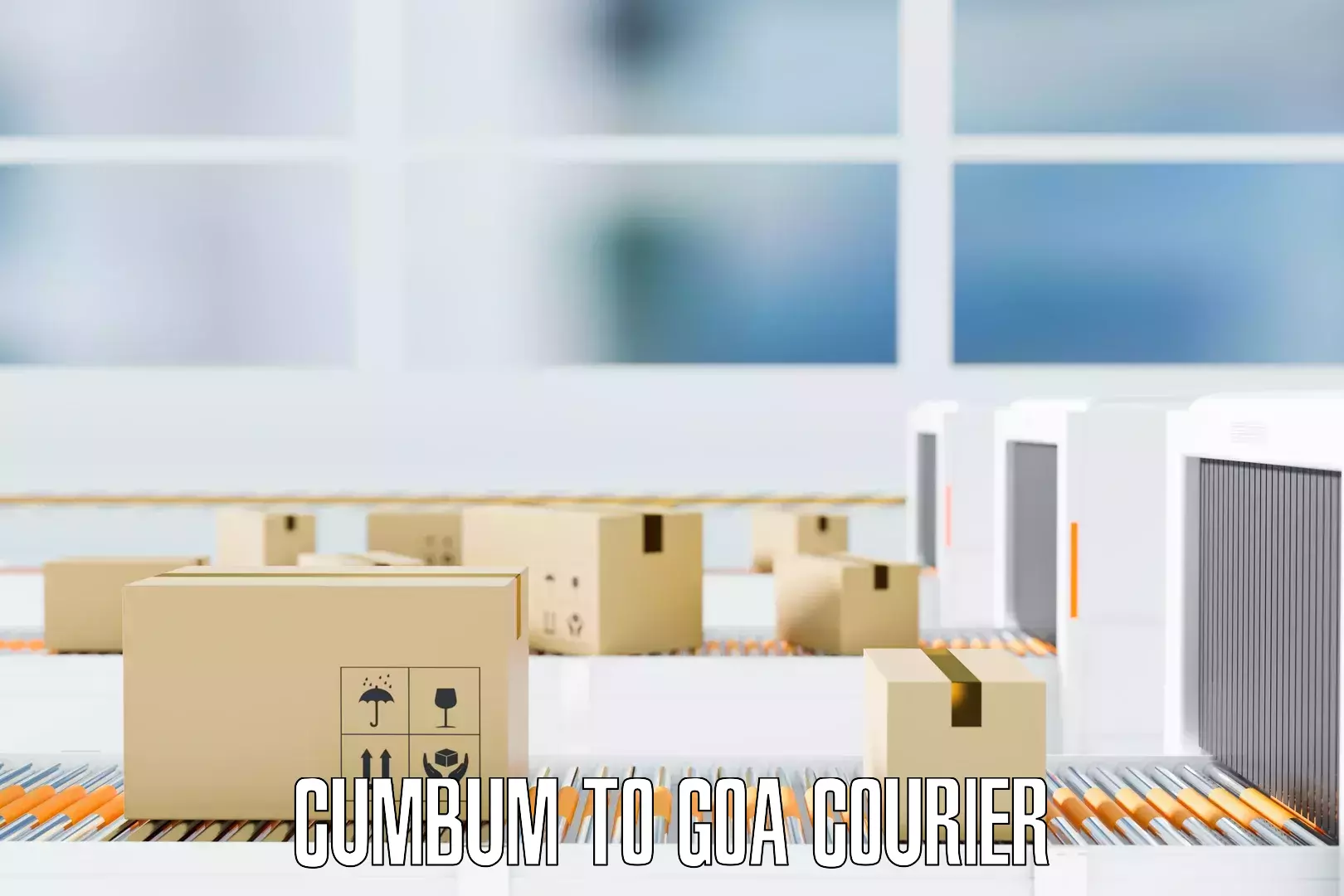 Premium moving services Cumbum to Goa University