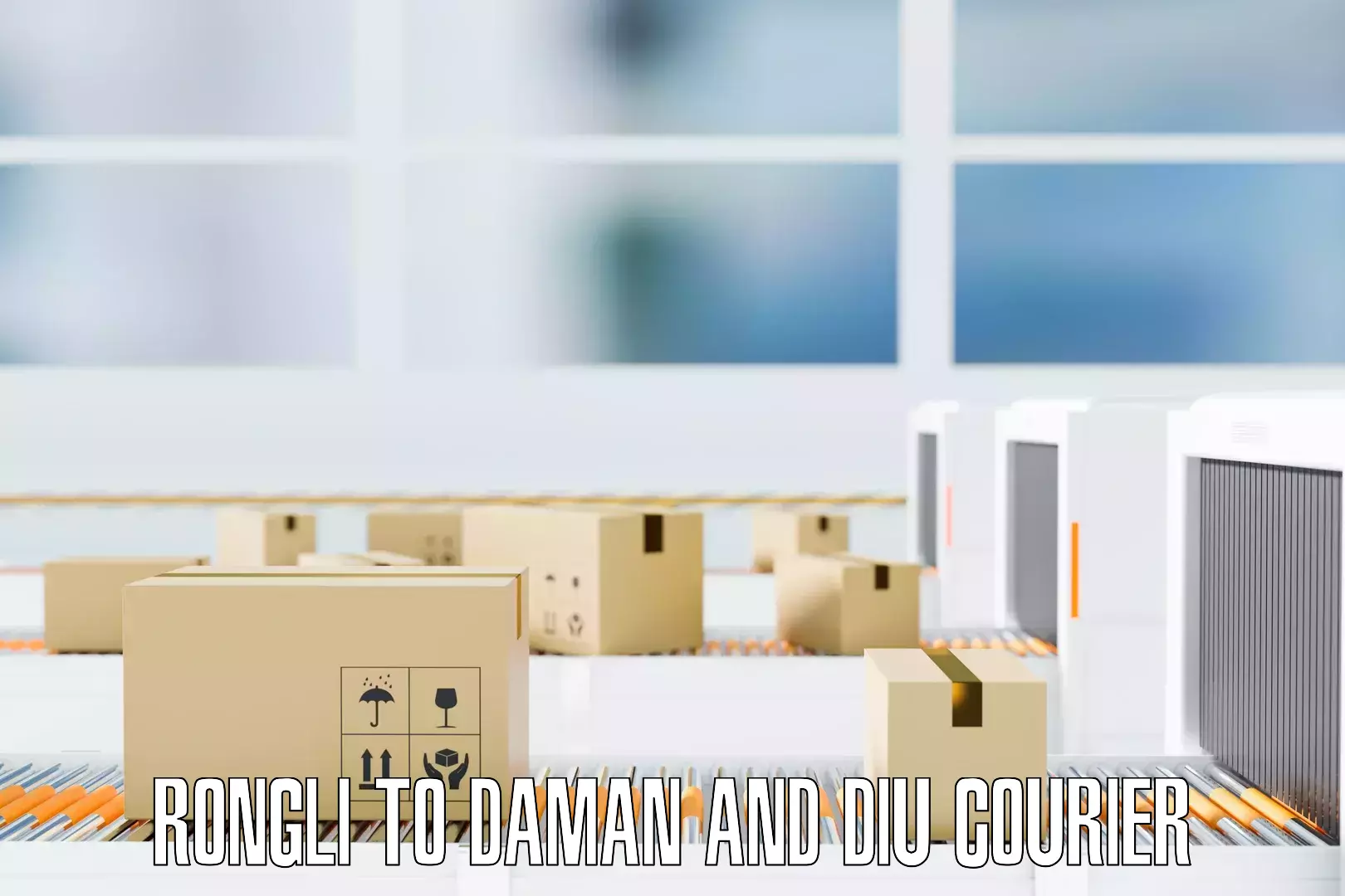 Professional packing and transport in Rongli to Daman and Diu