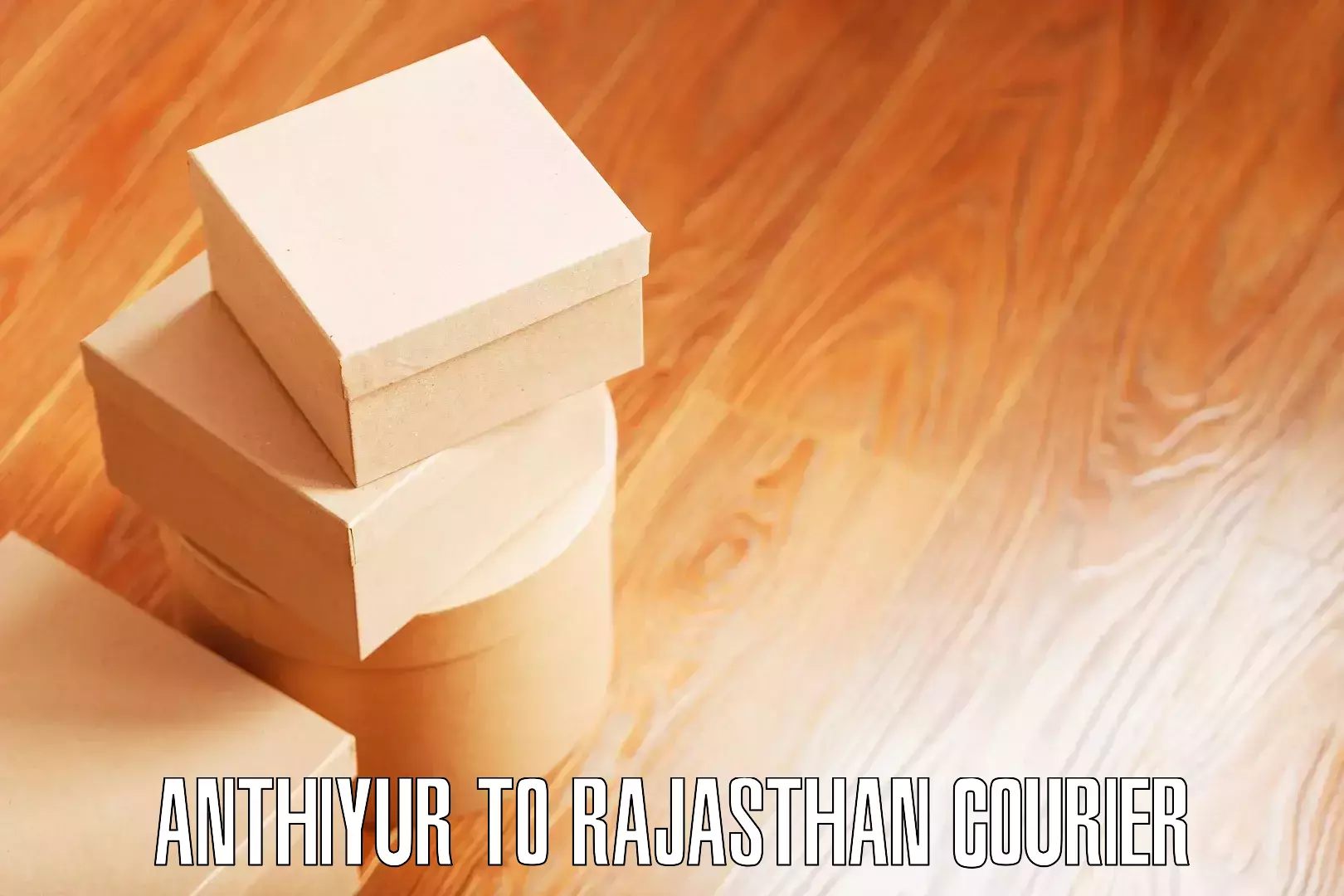 Household goods shipping Anthiyur to Ratangarh Churu