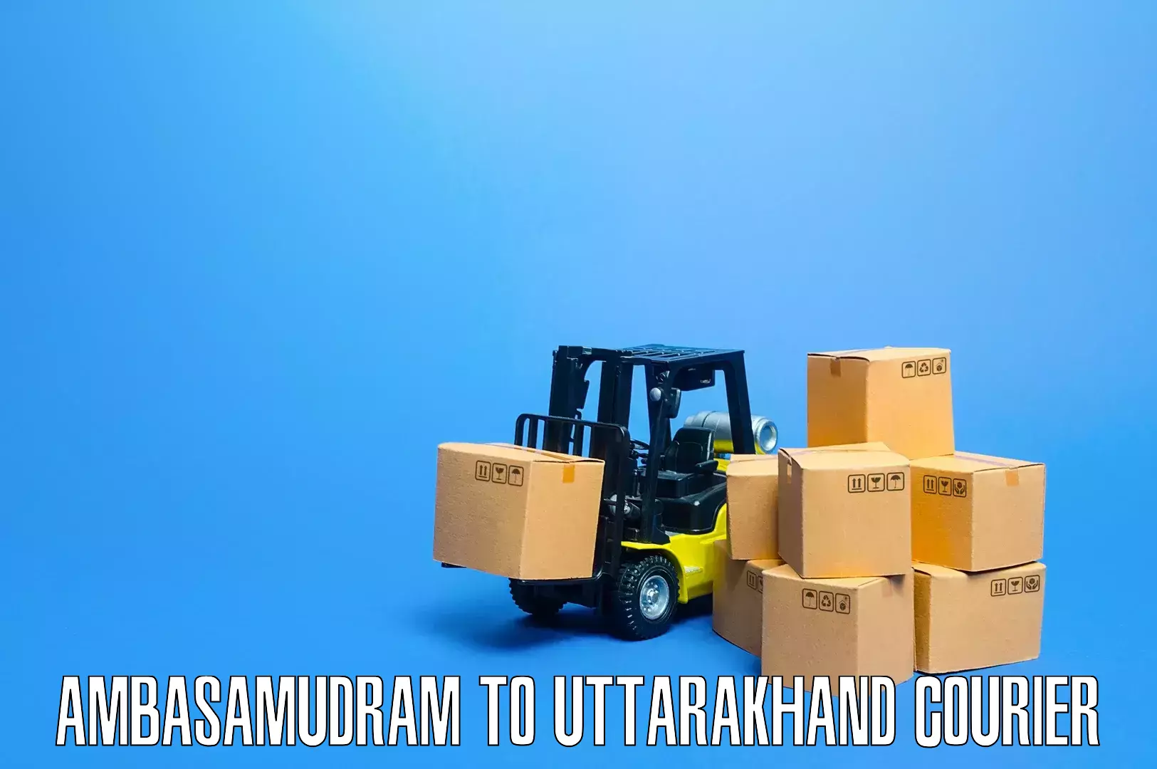Household goods movers and packers Ambasamudram to Mussoorie