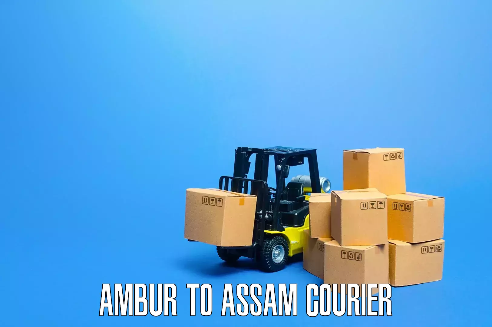 Trusted furniture transport Ambur to Assam