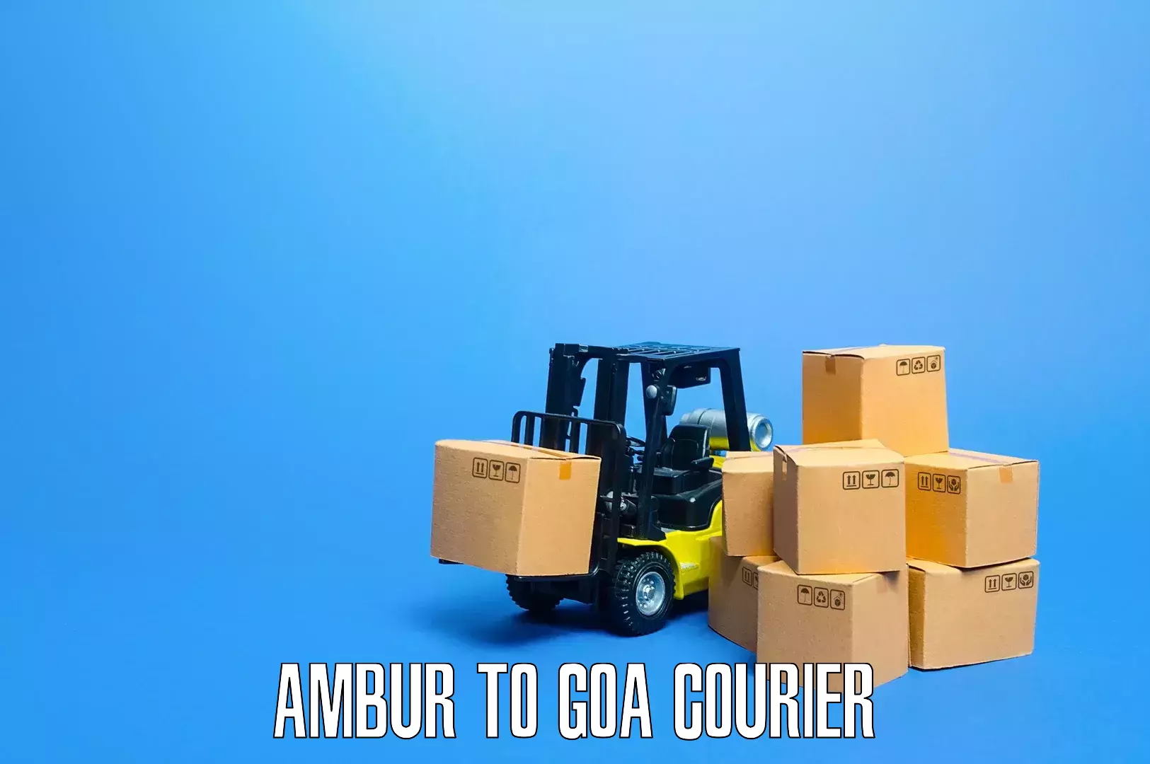 Household goods transport Ambur to Panaji
