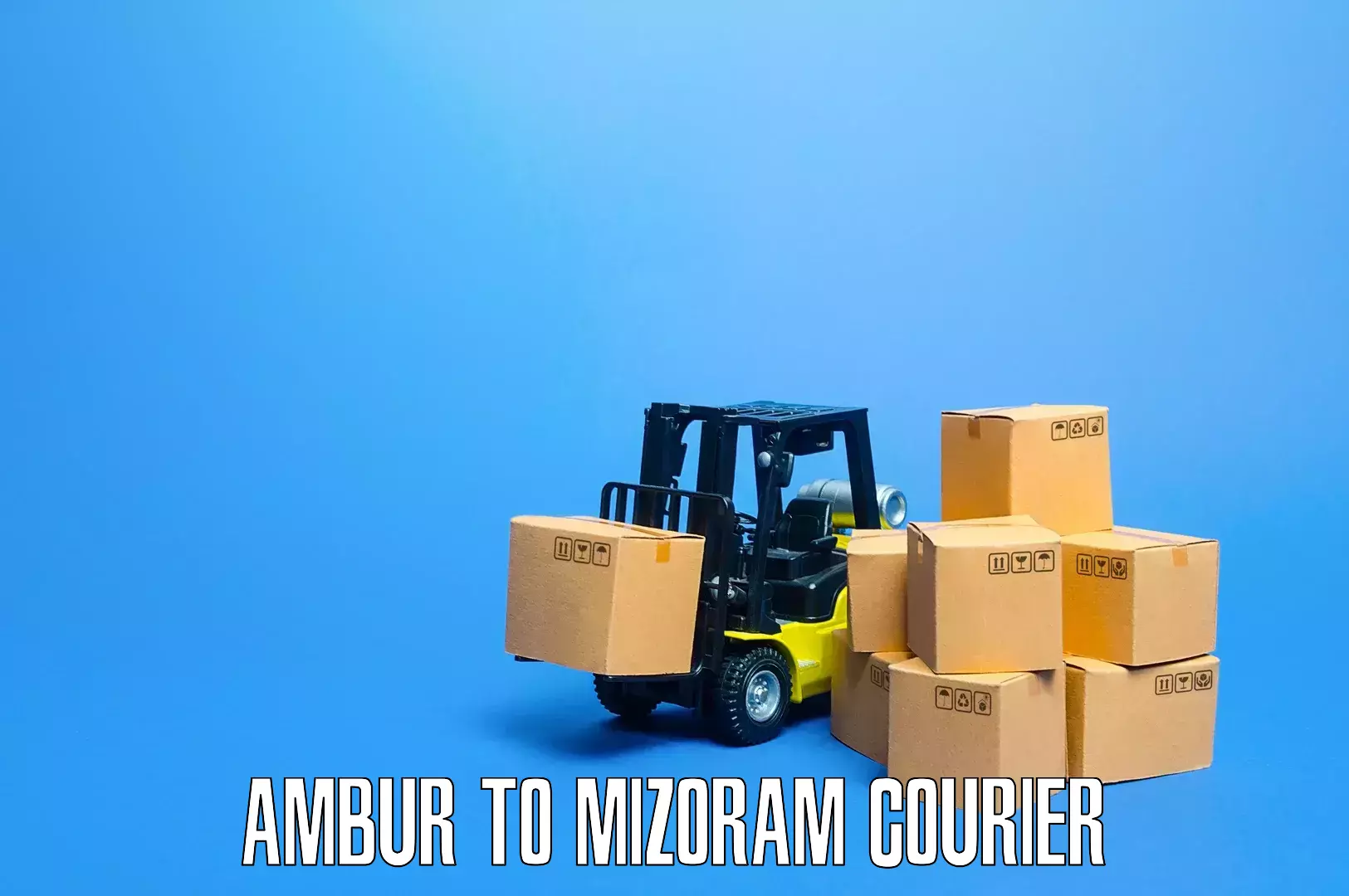 Professional packing and transport Ambur to NIT Aizawl