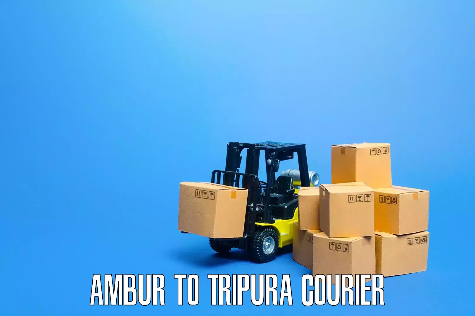 Quality moving services Ambur to Udaipur Tripura