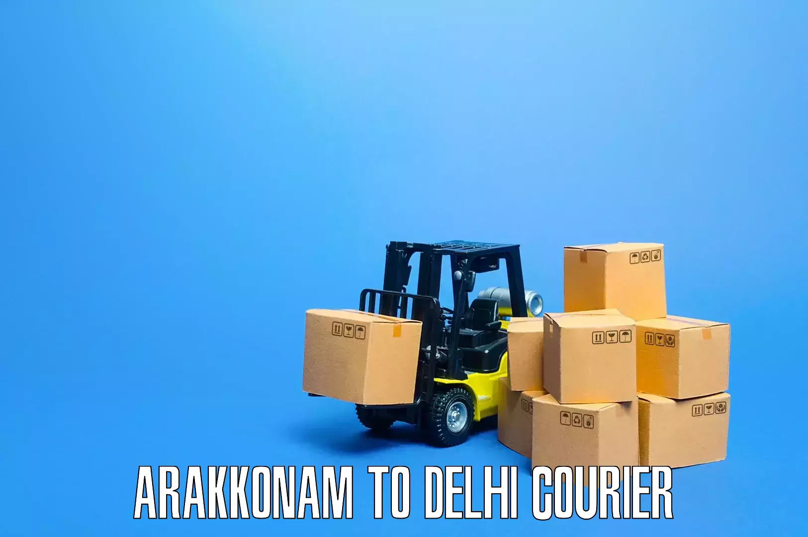 Household goods transporters Arakkonam to Jhilmil