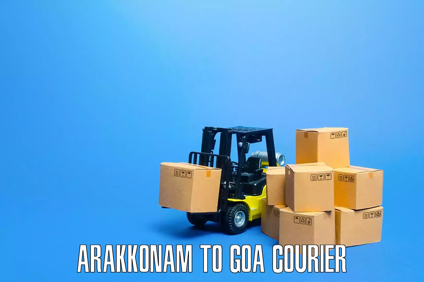 Professional furniture movers Arakkonam to Goa