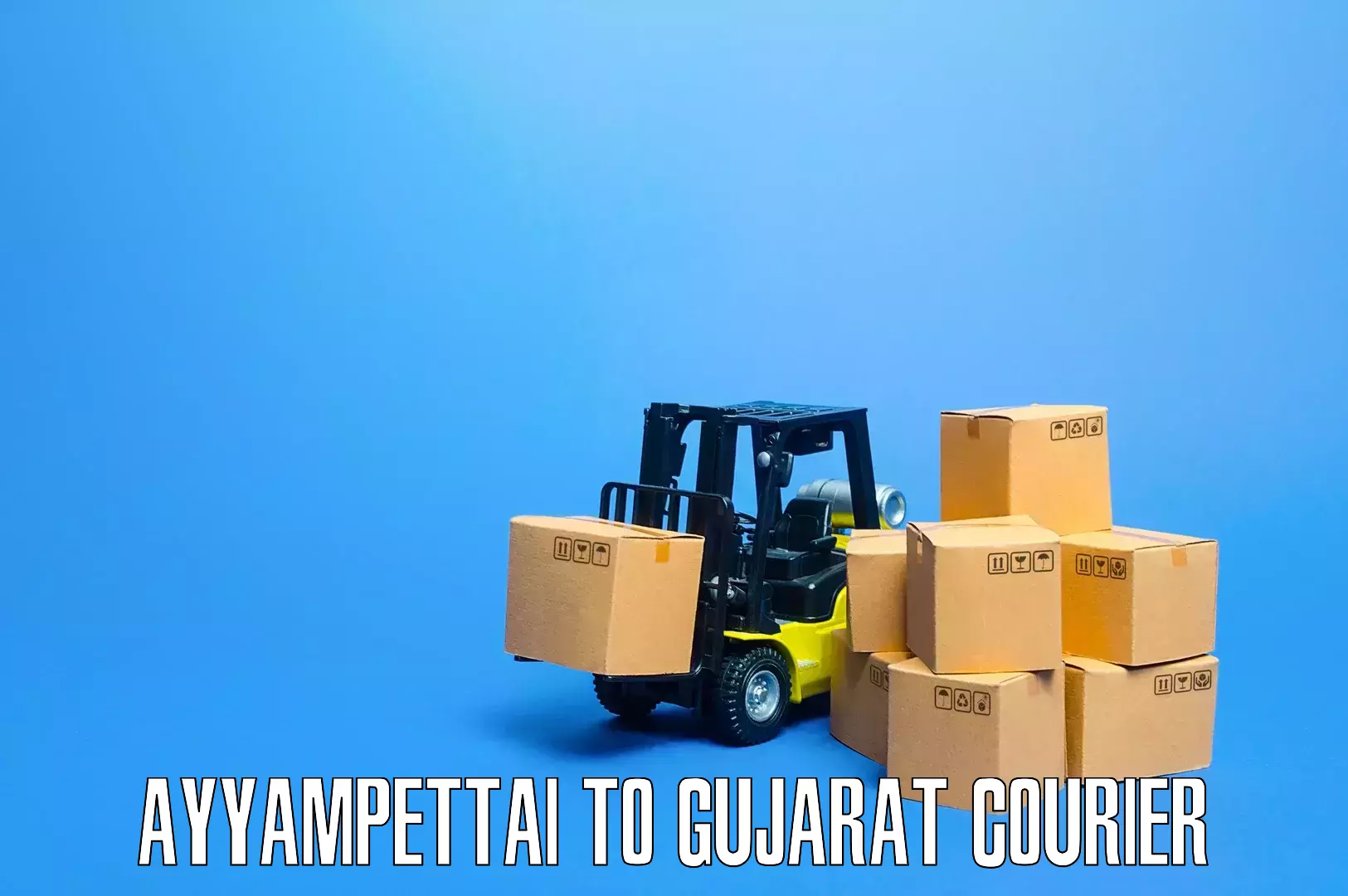 Furniture transport service Ayyampettai to Gujarat