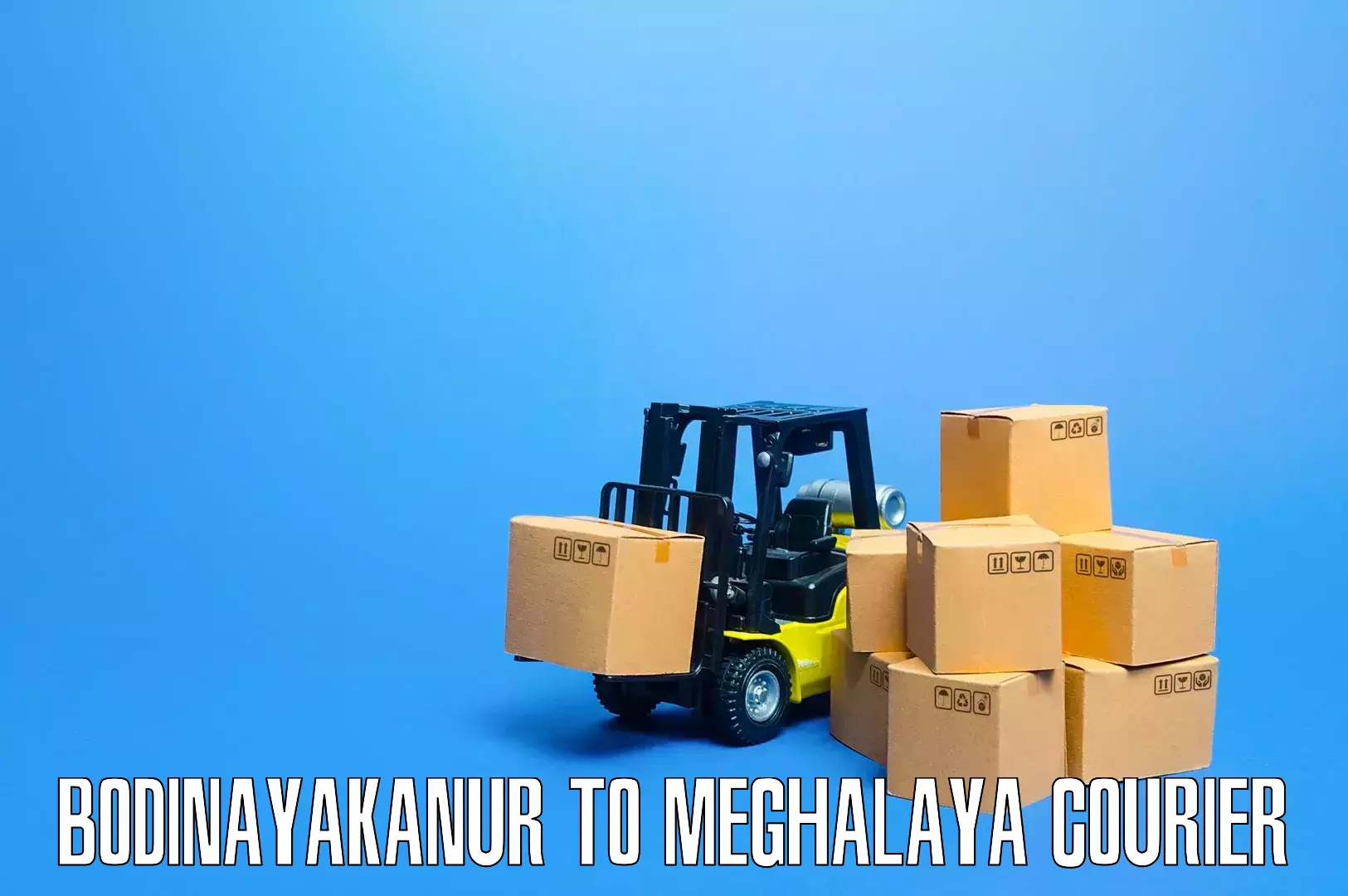 Trusted furniture movers Bodinayakanur to Meghalaya