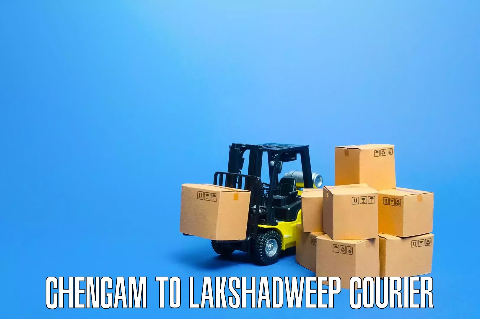 Custom household moving Chengam to Lakshadweep