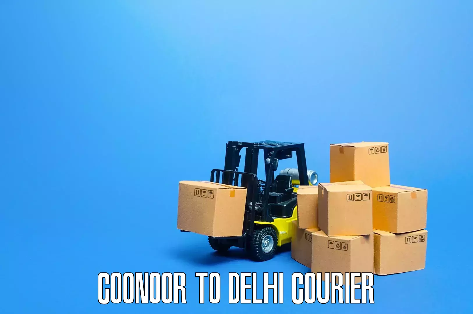 Professional moving company Coonoor to Delhi