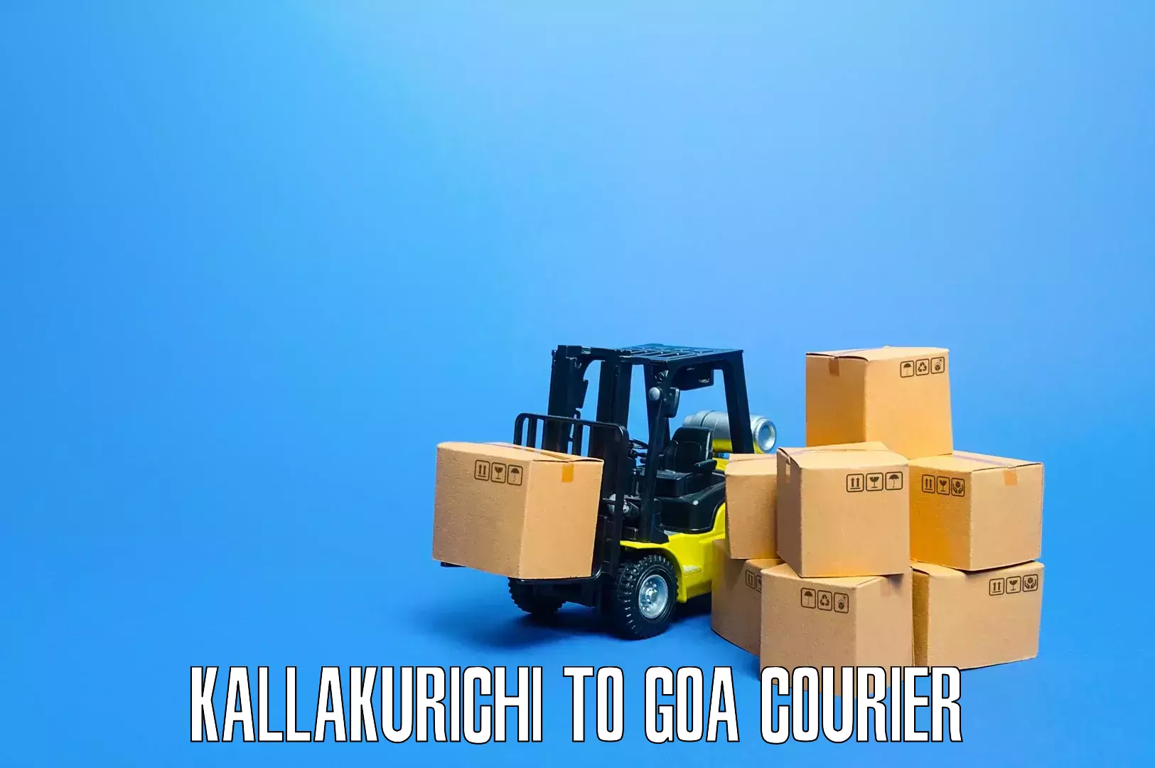 Furniture shipping services Kallakurichi to Bicholim