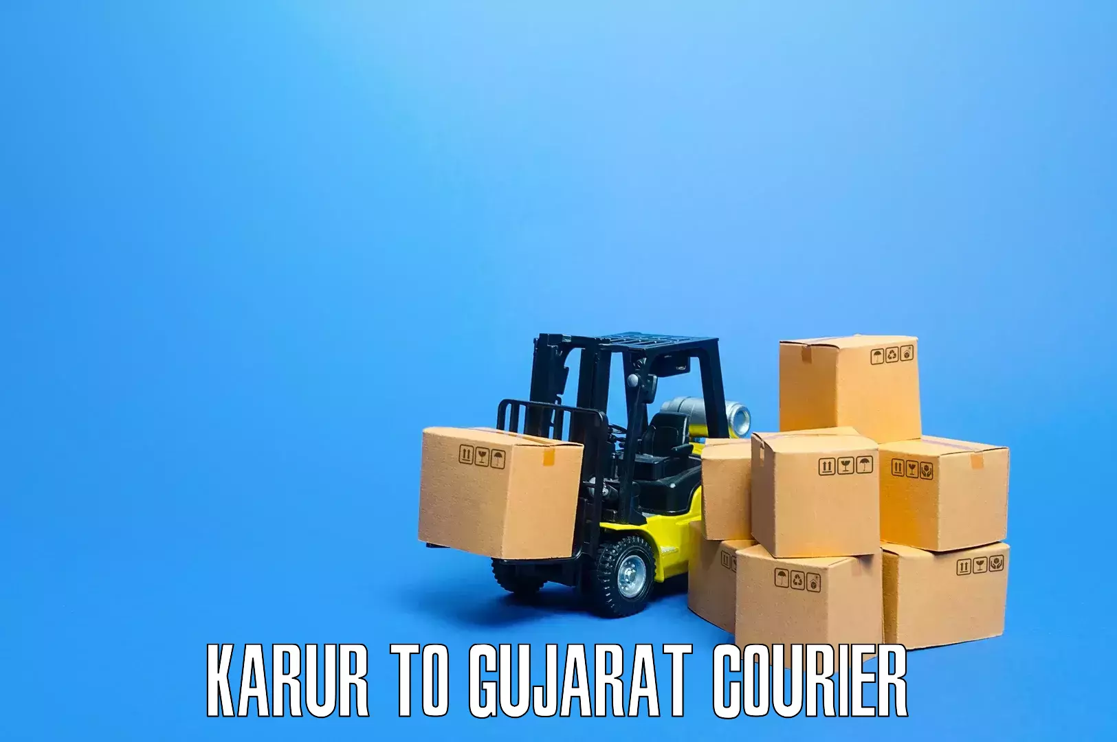 Household goods transporters Karur to IIIT Surat