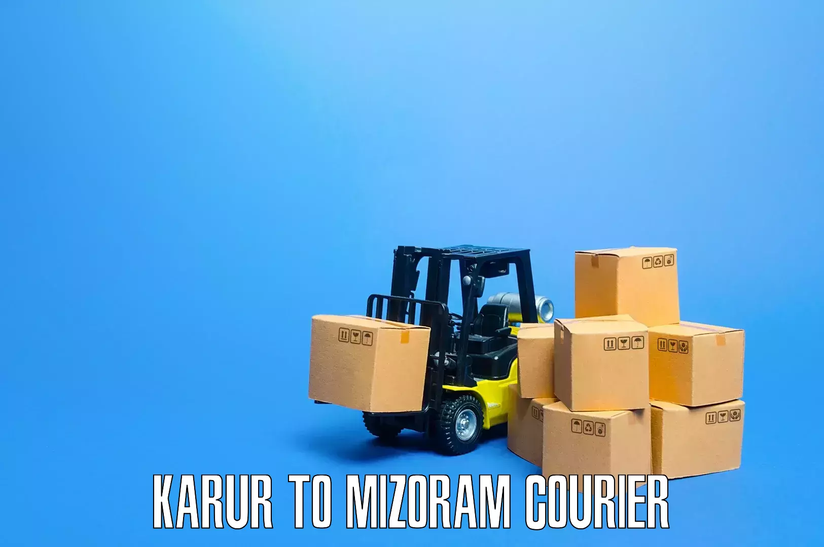 Full-service movers Karur to Thenzawl