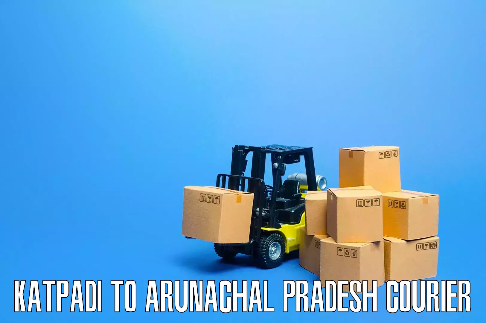 Residential furniture transport Katpadi to Arunachal Pradesh