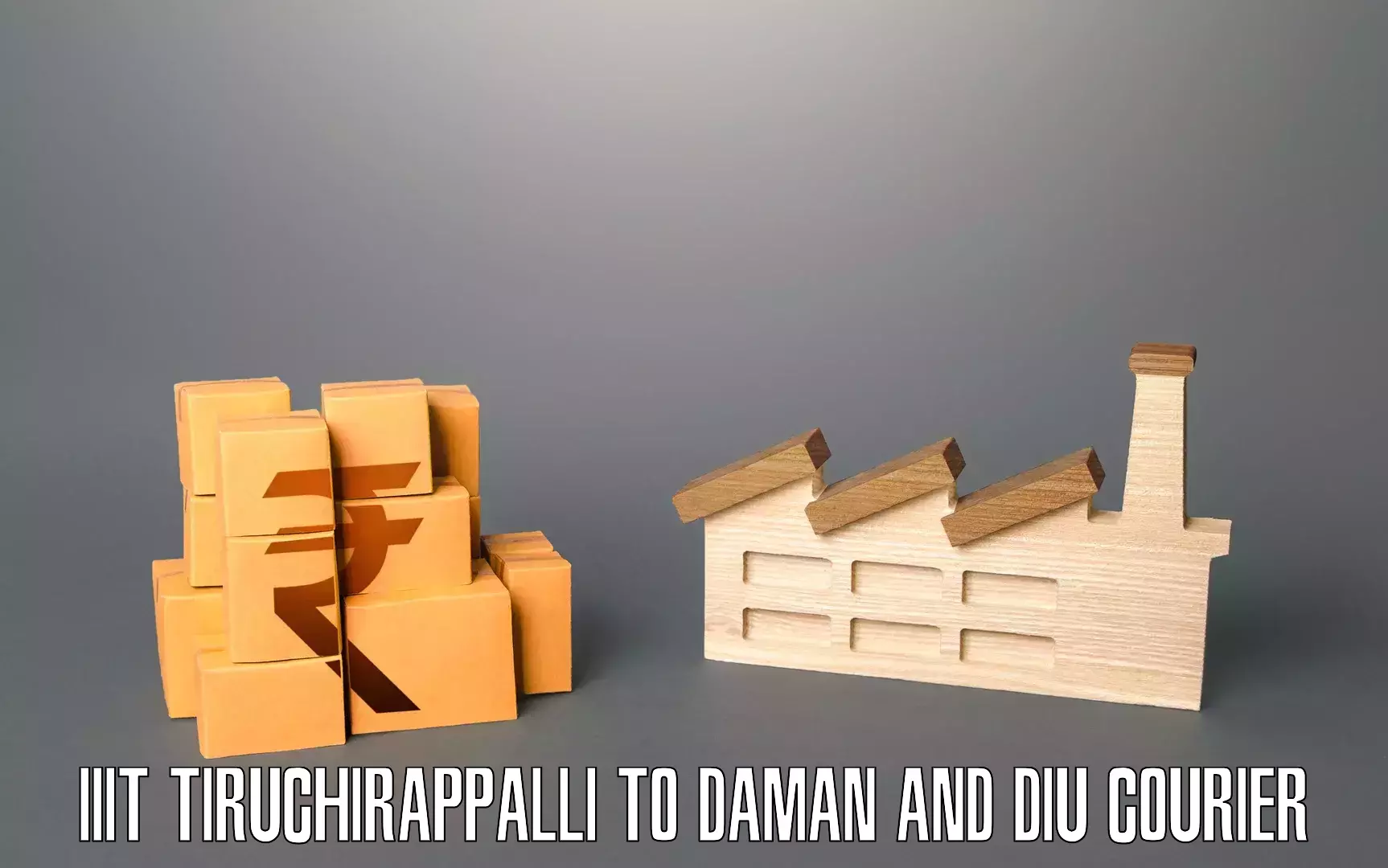Skilled furniture movers IIIT Tiruchirappalli to Daman and Diu