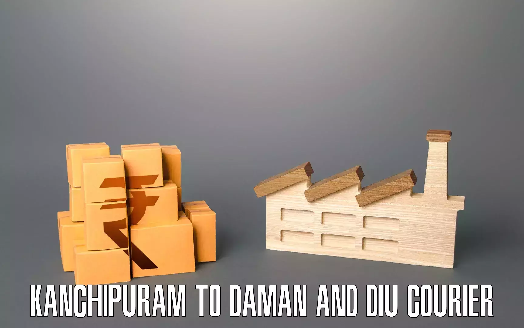 Budget-friendly movers Kanchipuram to Daman and Diu