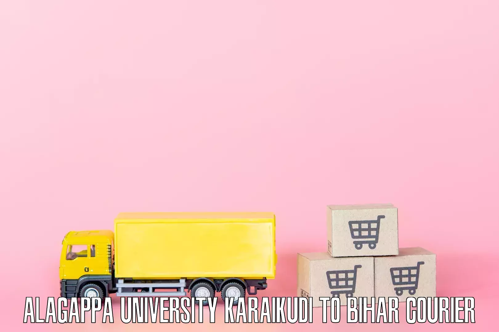 Furniture transport experts Alagappa University Karaikudi to Laheriasarai