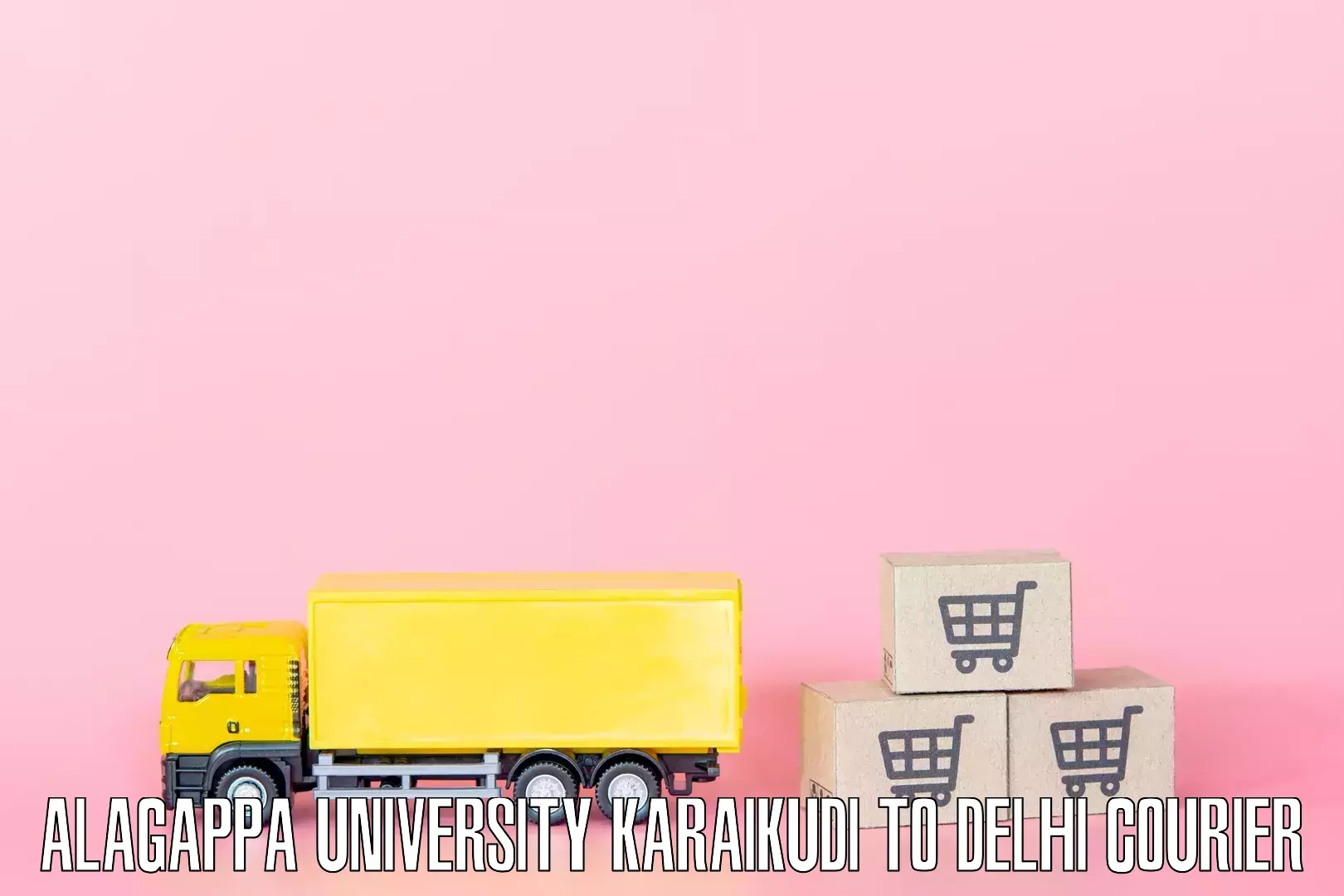 Furniture relocation experts Alagappa University Karaikudi to University of Delhi