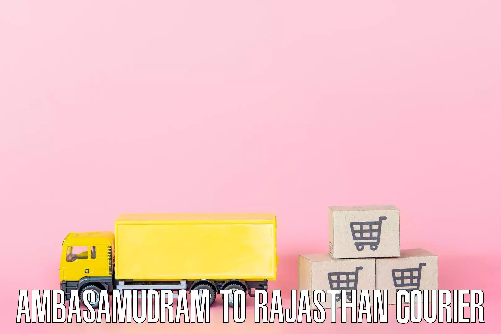 High-quality moving services in Ambasamudram to Rajasthan