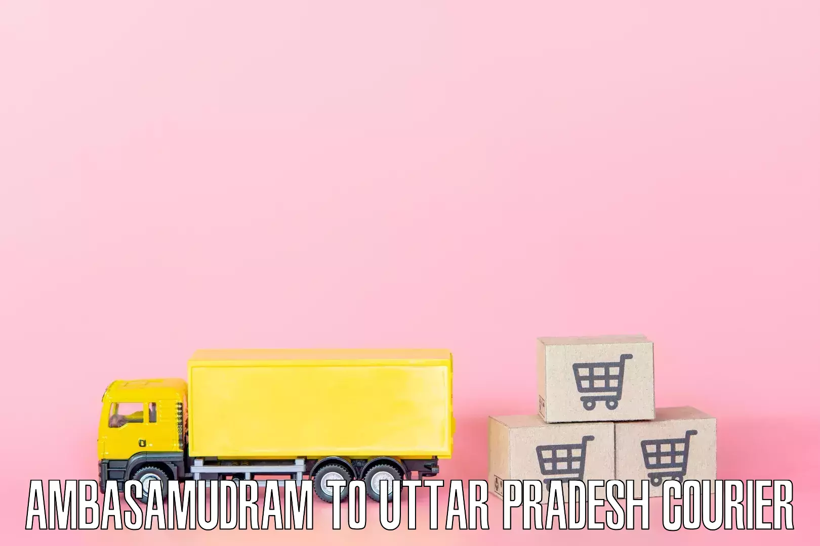 Household goods transporters Ambasamudram to Prayagraj