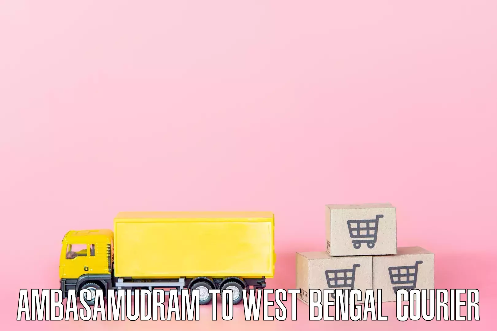 Long-distance household transport Ambasamudram to West Bengal
