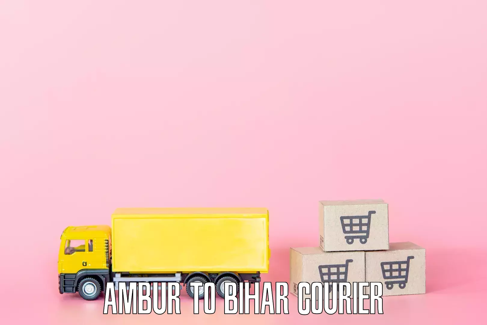 Household goods transport service Ambur to Kanker Nabinagar