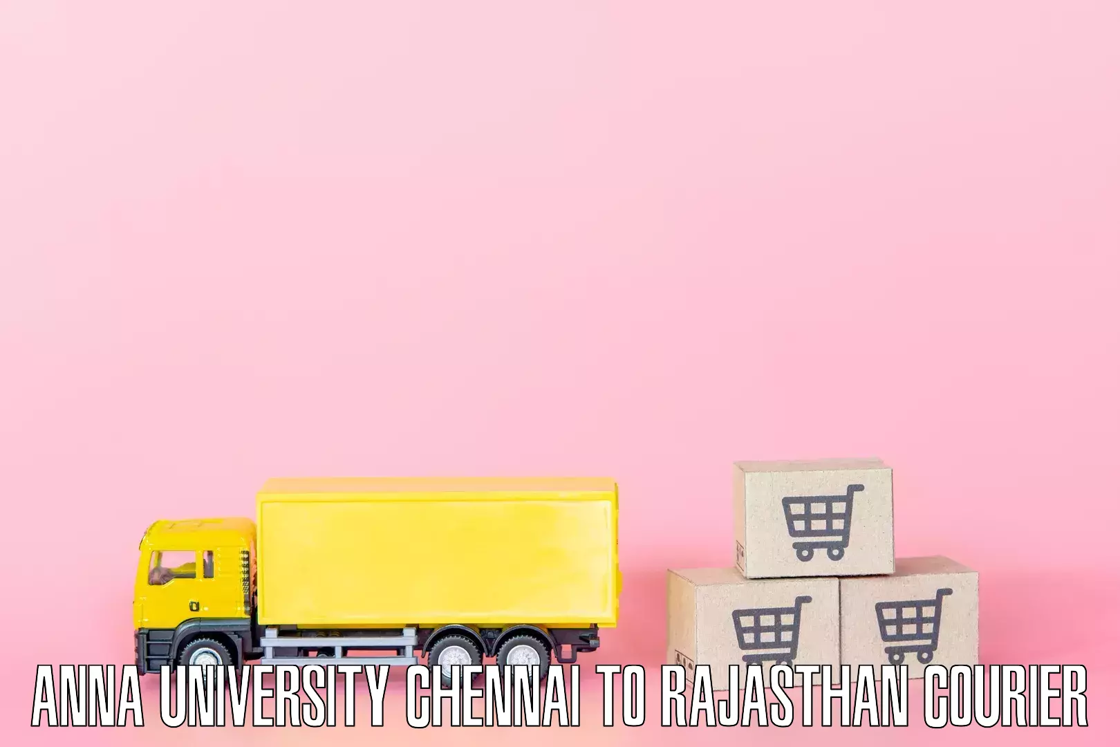 Advanced household moving services Anna University Chennai to Rajasthan
