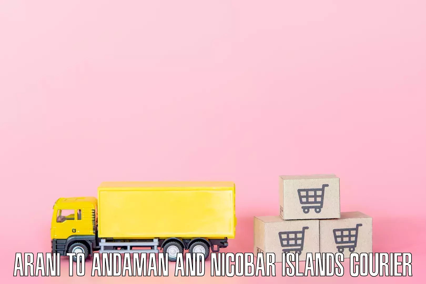 Full-service relocation Arani to Andaman and Nicobar Islands