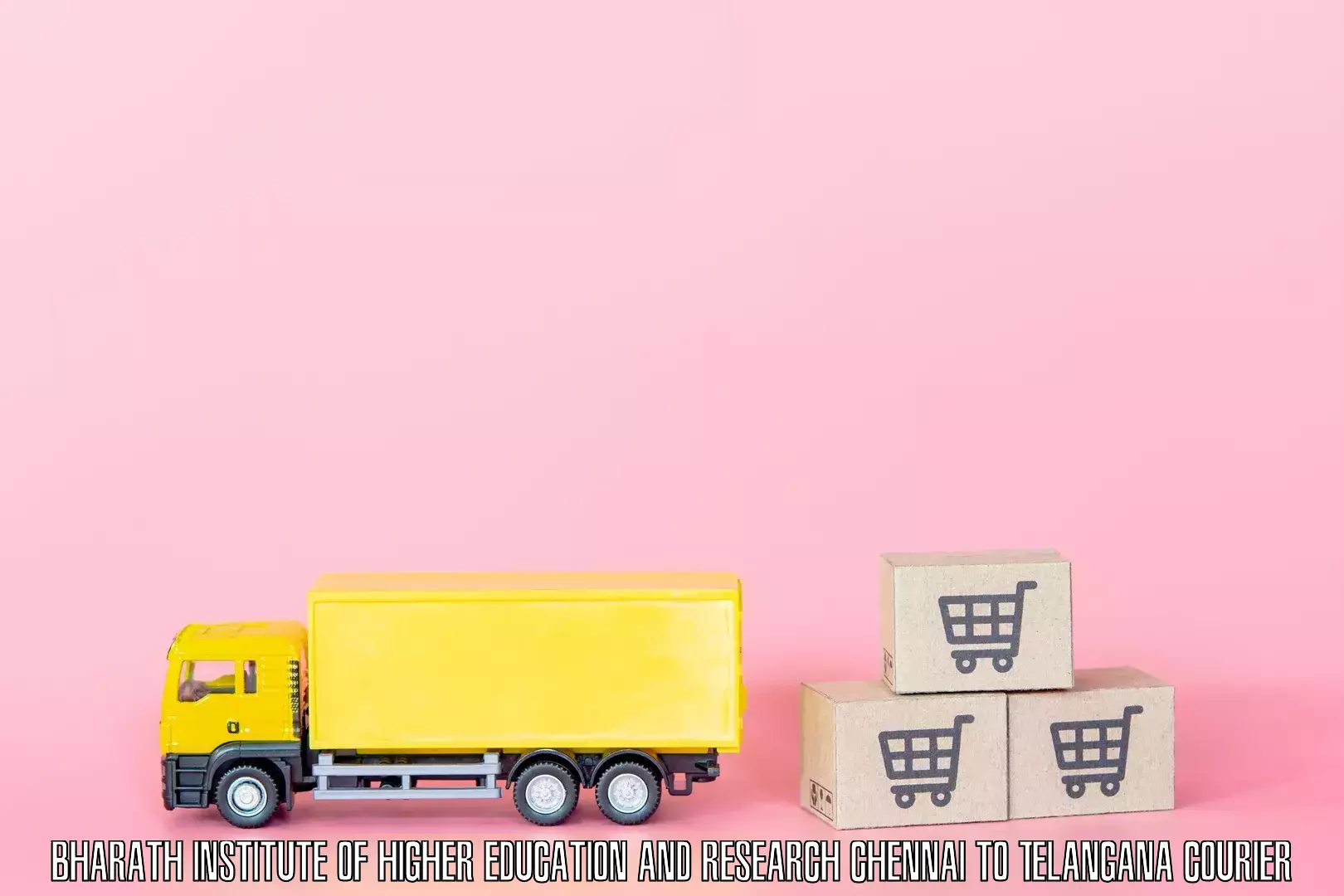 Online household goods transport Bharath Institute of Higher Education and Research Chennai to Karimnagar