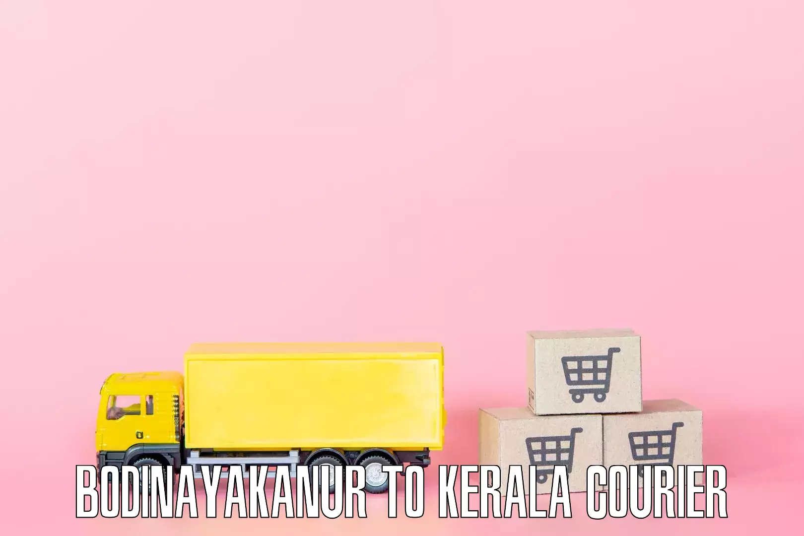 Household goods transporters Bodinayakanur to Cherpulassery