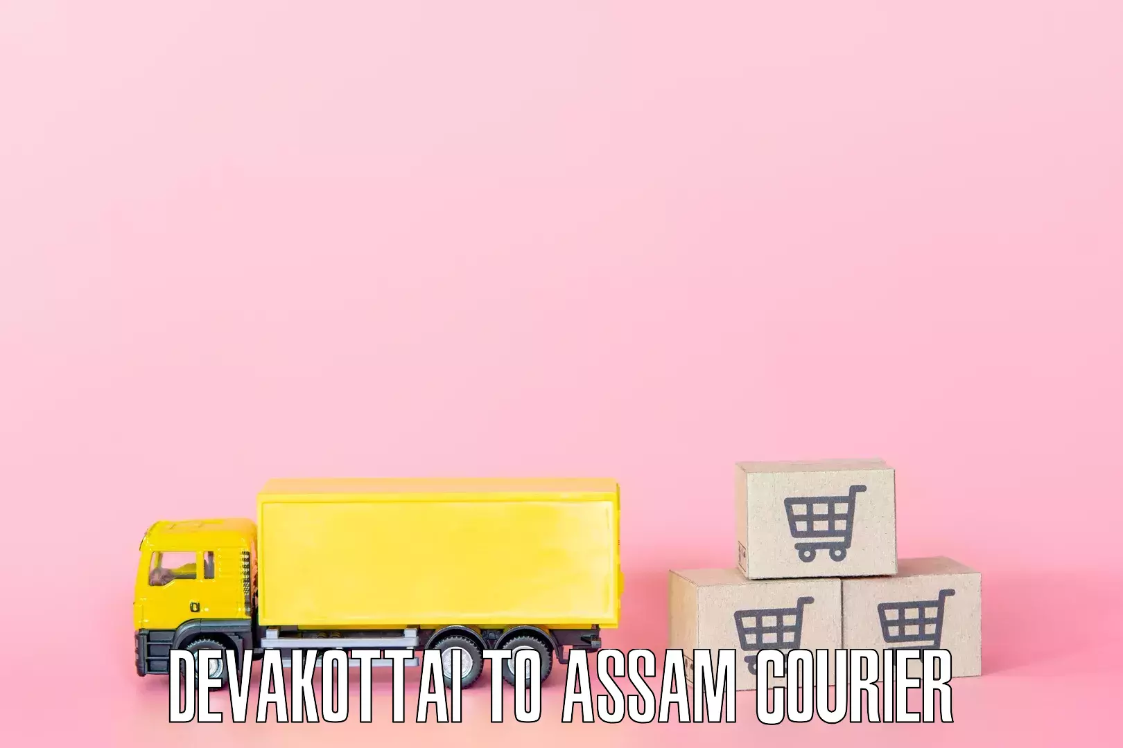 Home relocation and storage Devakottai to Assam
