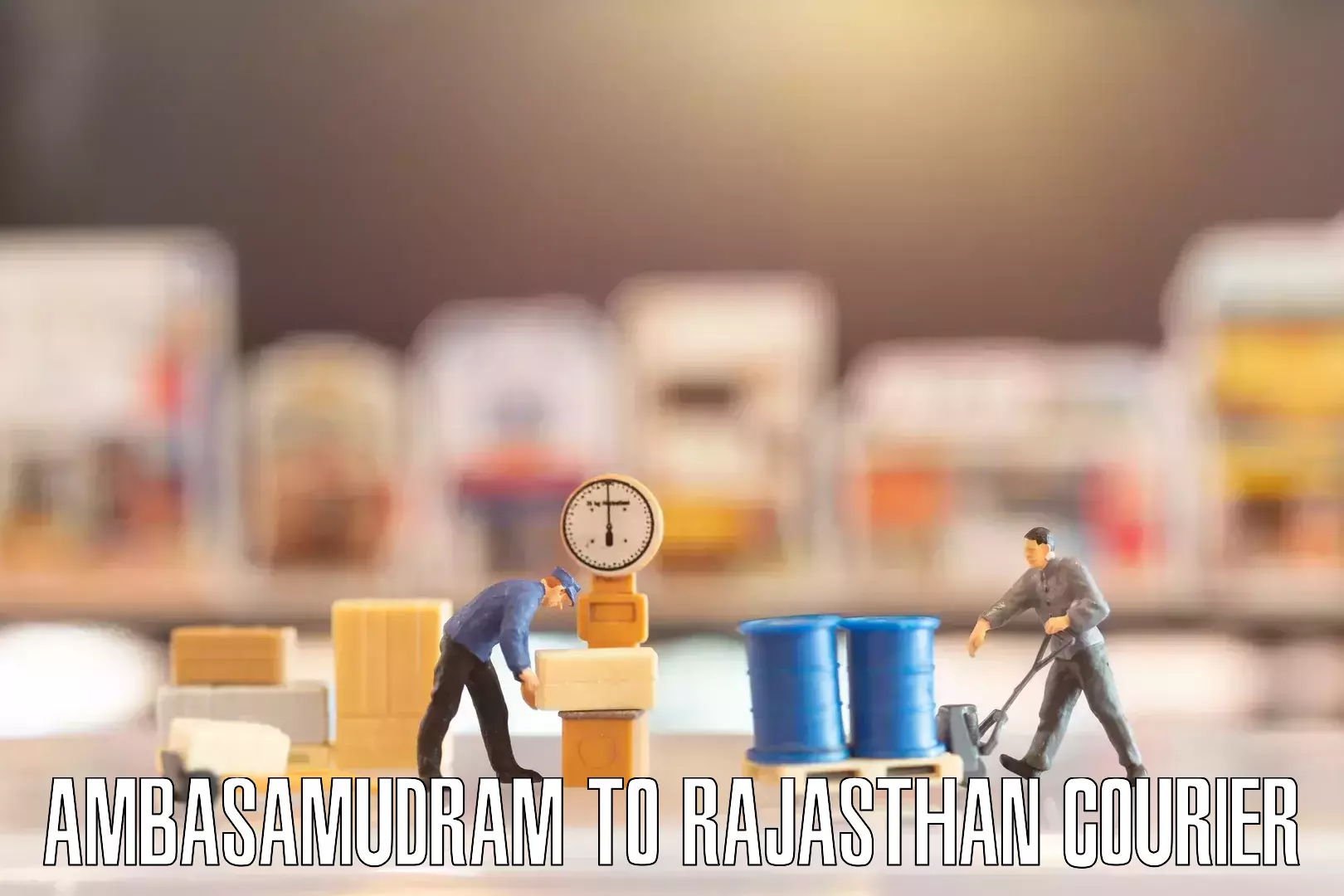 Cost-effective furniture movers in Ambasamudram to Ramganj Mandi