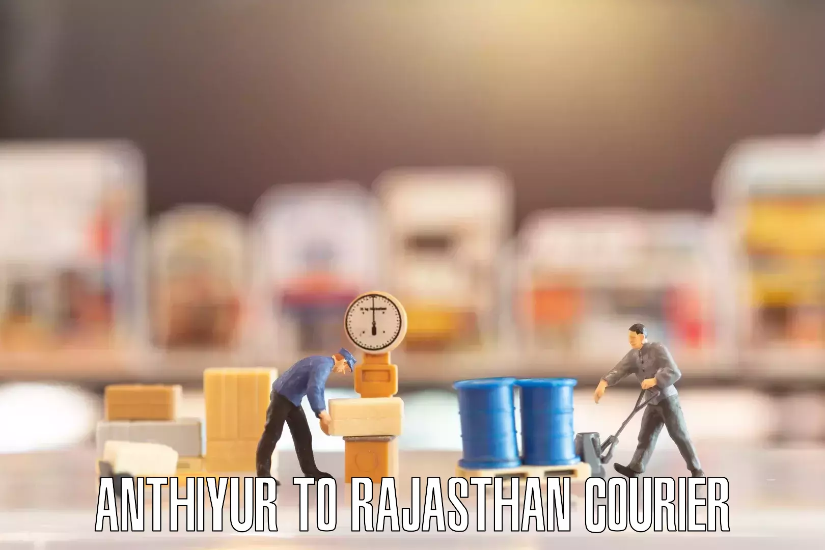 Furniture moving experts Anthiyur to Rajasthan