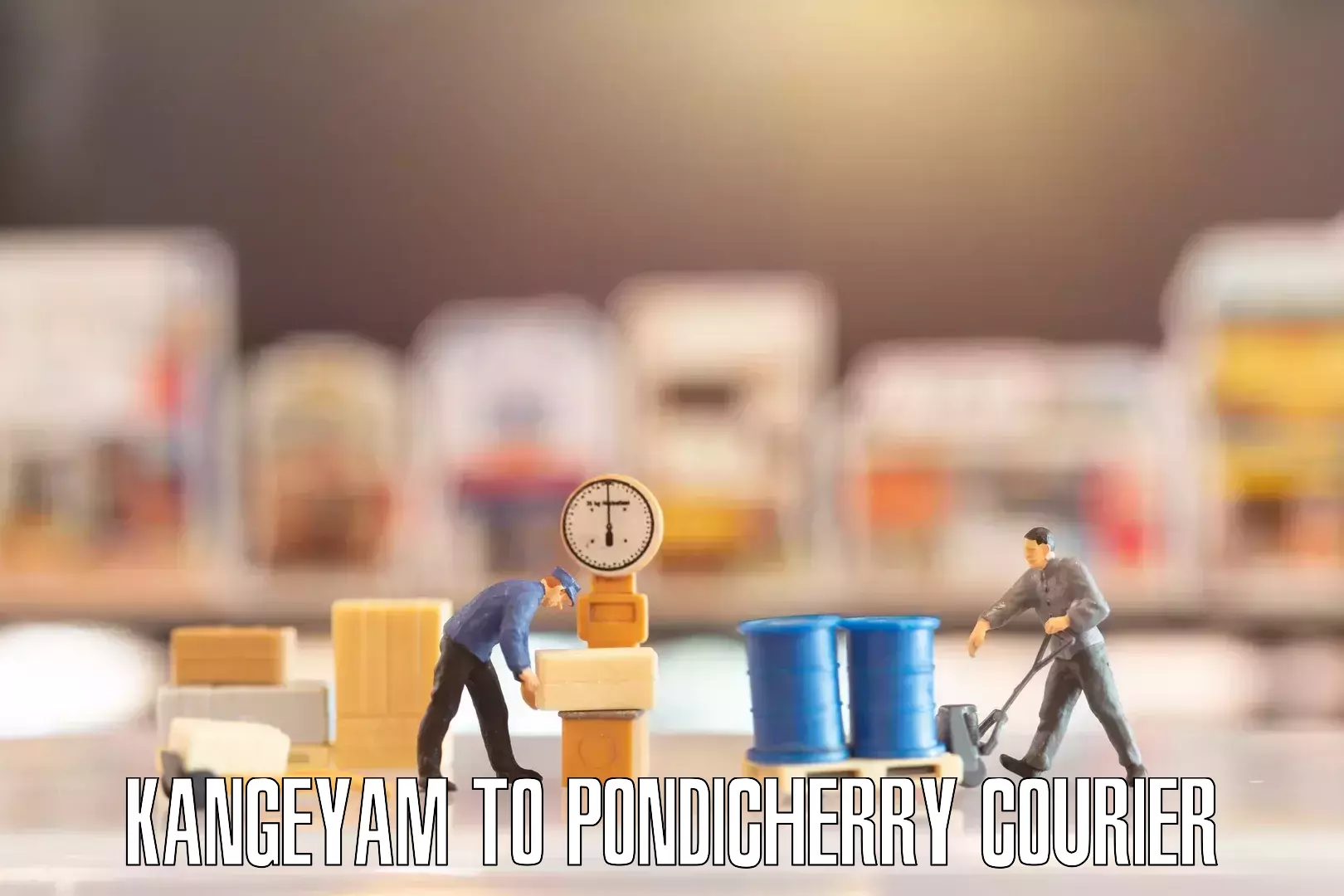 Custom household moving Kangeyam to Pondicherry University